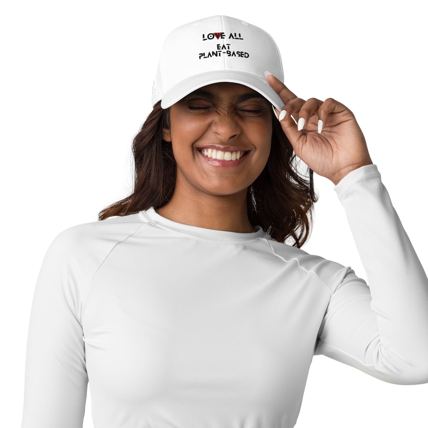 WHT - Genuine Adidas X Provocative Custom Embroidered dad hat - Vegan
