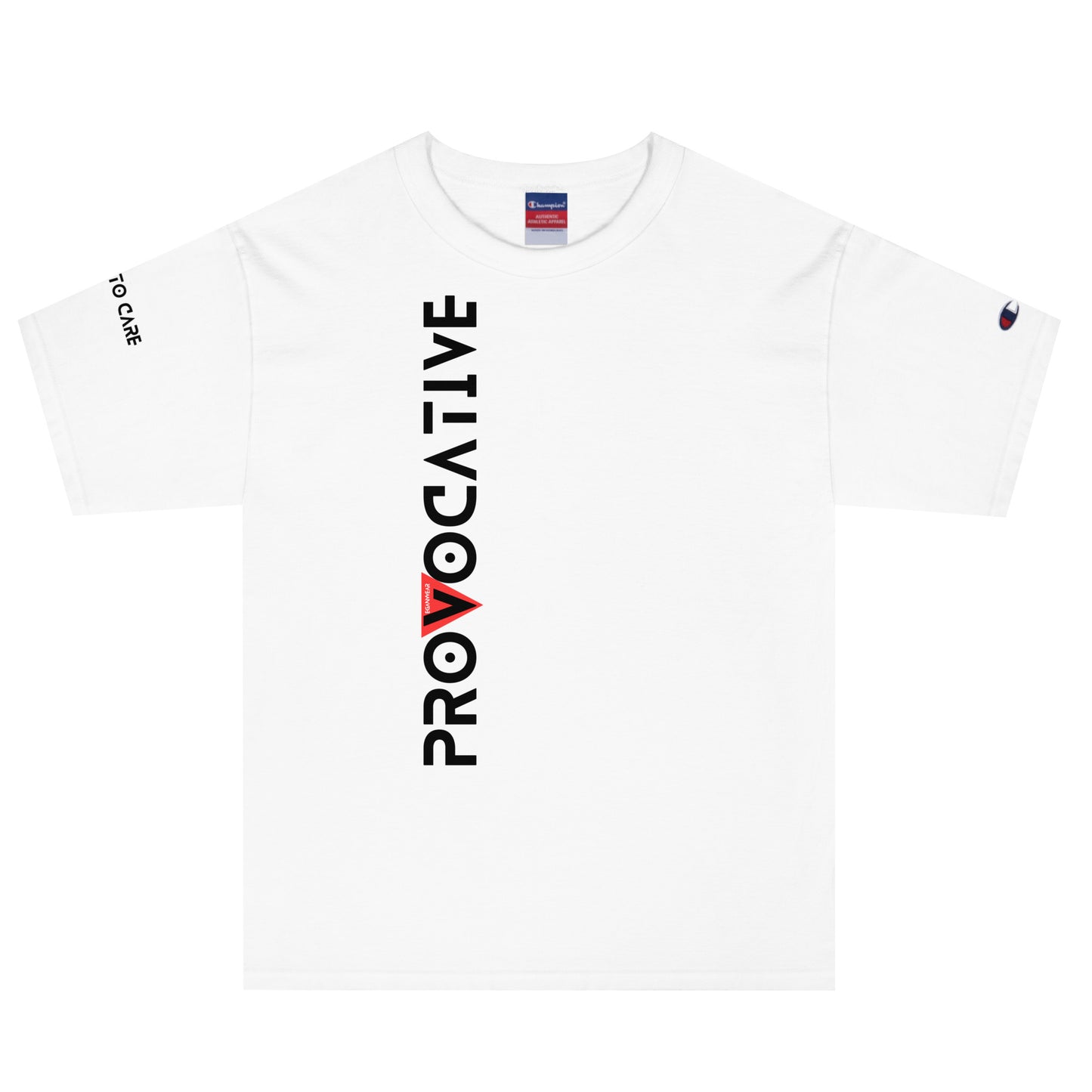 WHT Men's Champion X Provocative T-Shirt - Vodka is Vegan