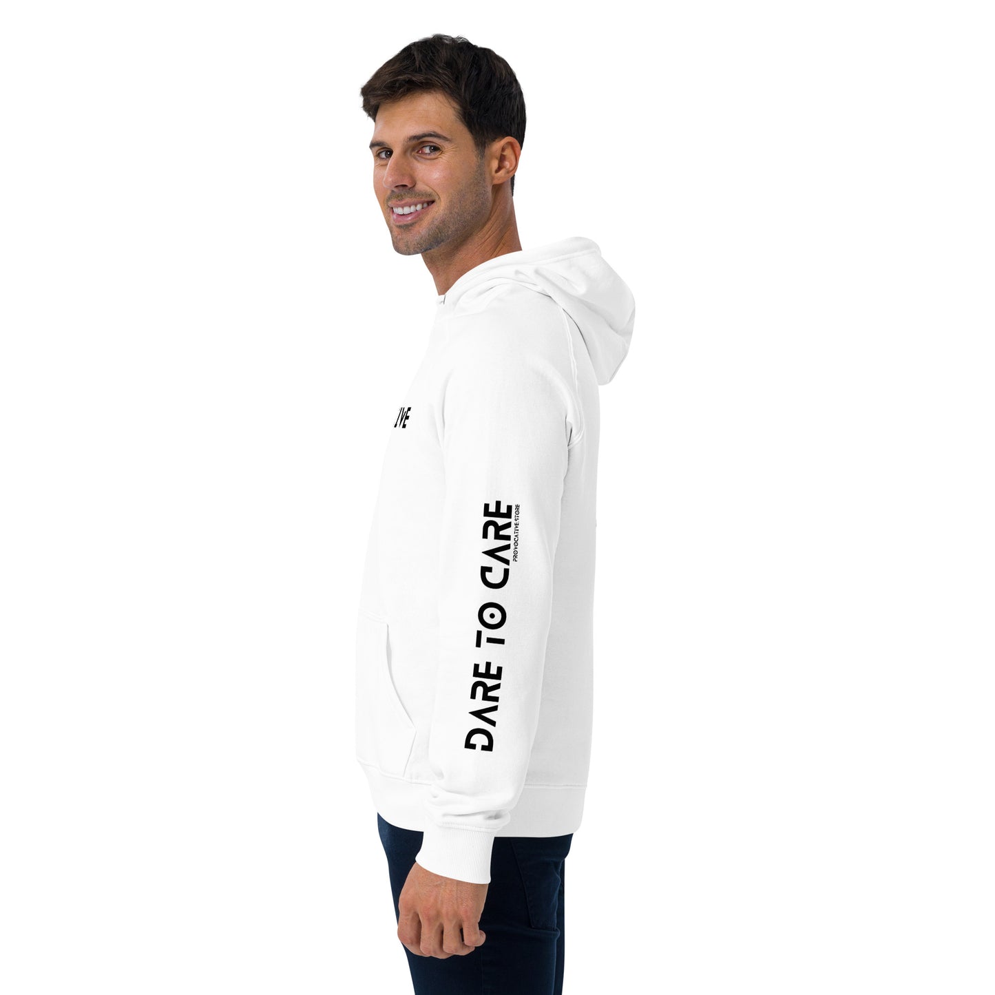 Unisex Hoodie - Friends not Food - WHT - Vegan