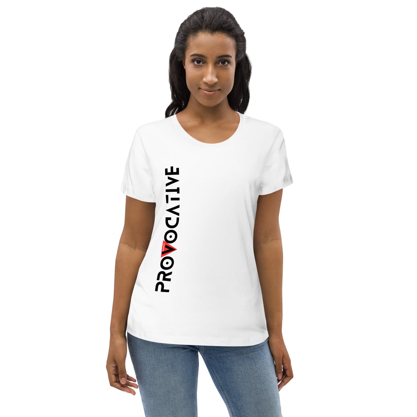 WHT - Women's fitted eco tee - Vodka is Vegan