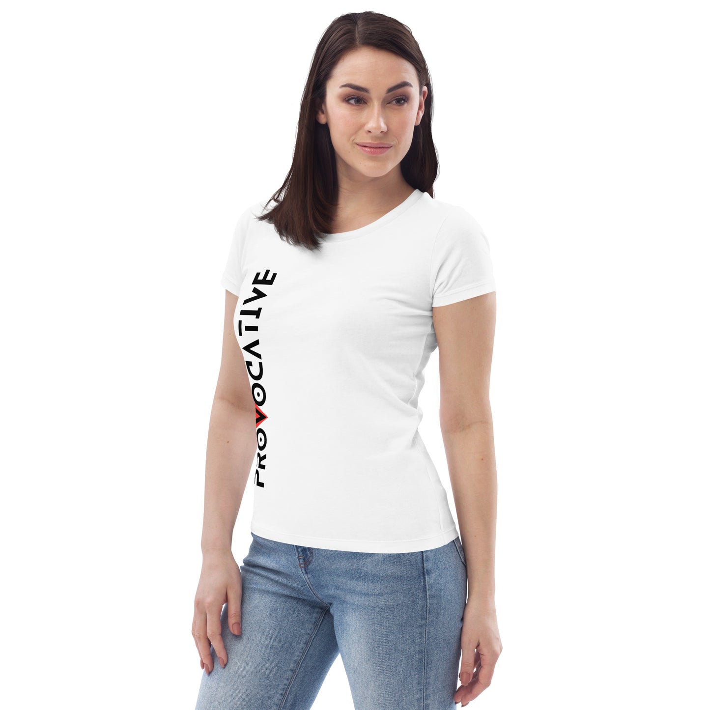 WHT - Women's fitted eco tee - Vodka is Vegan