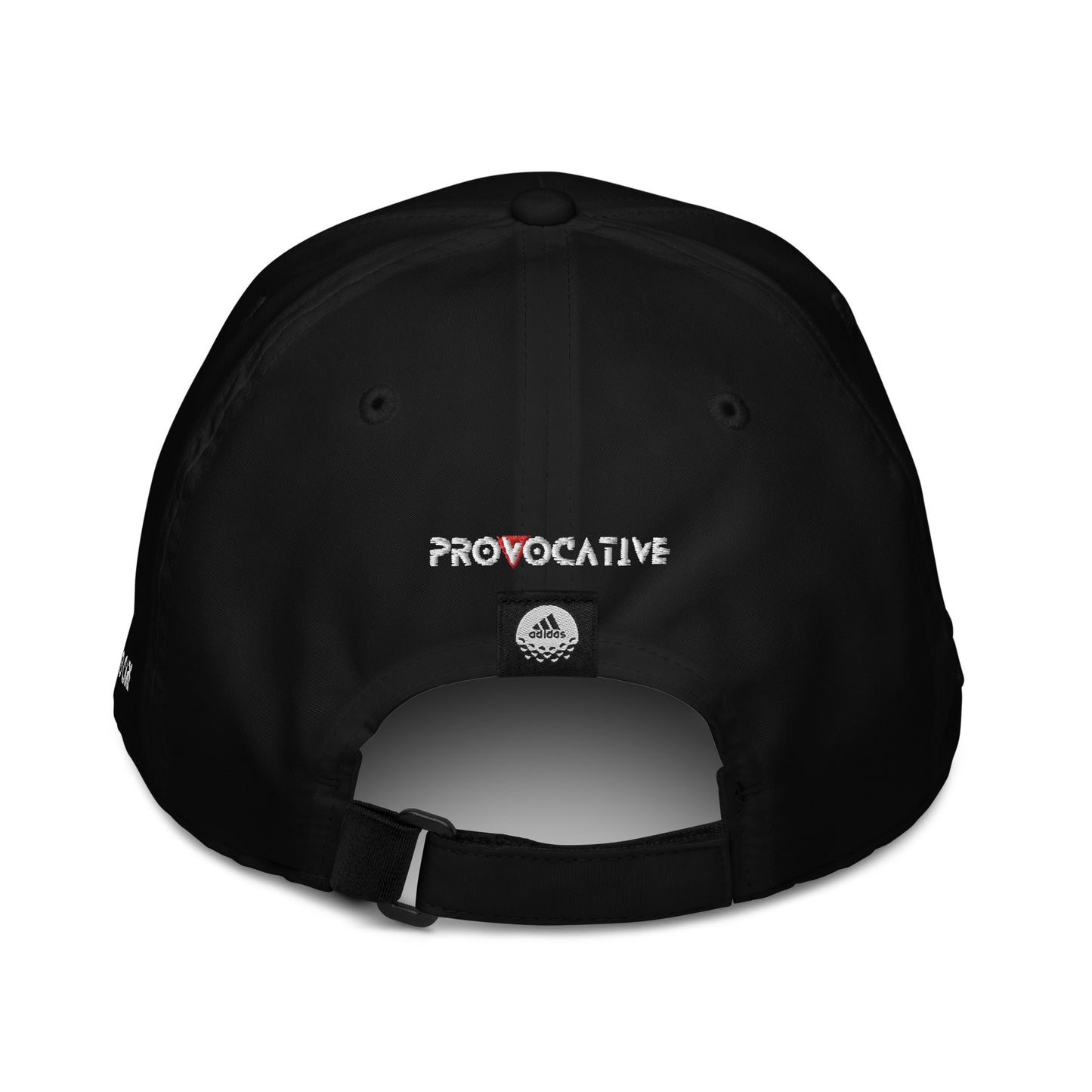 BLK - Genuine Adidas X Provocative Custom Embroidered dad hat - Vegan