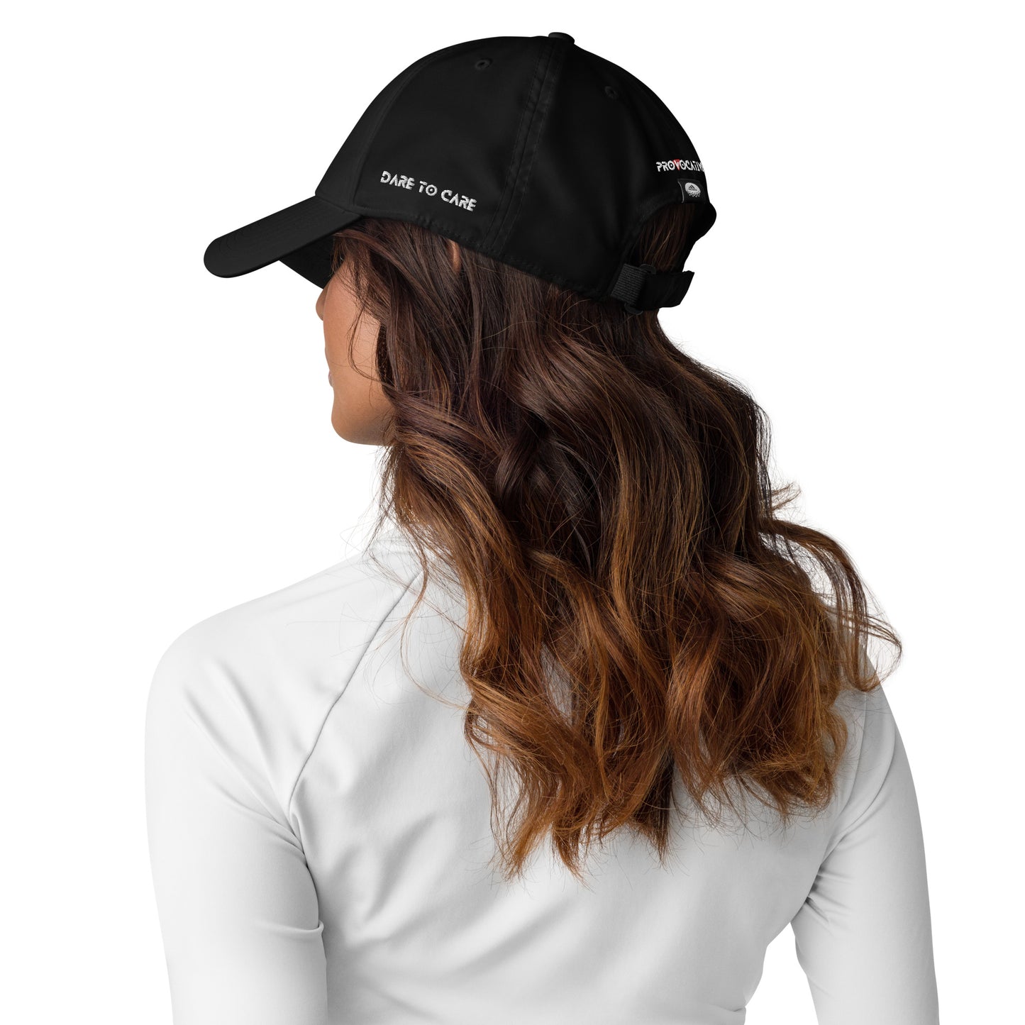 BLK - Genuine Adidas X Provocative Custom Embroidered dad hat - Vegan