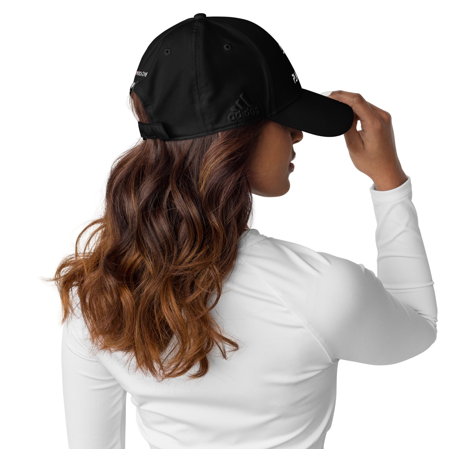 BLK - Genuine Adidas X Provocative Custom Embroidered dad hat - Vegan