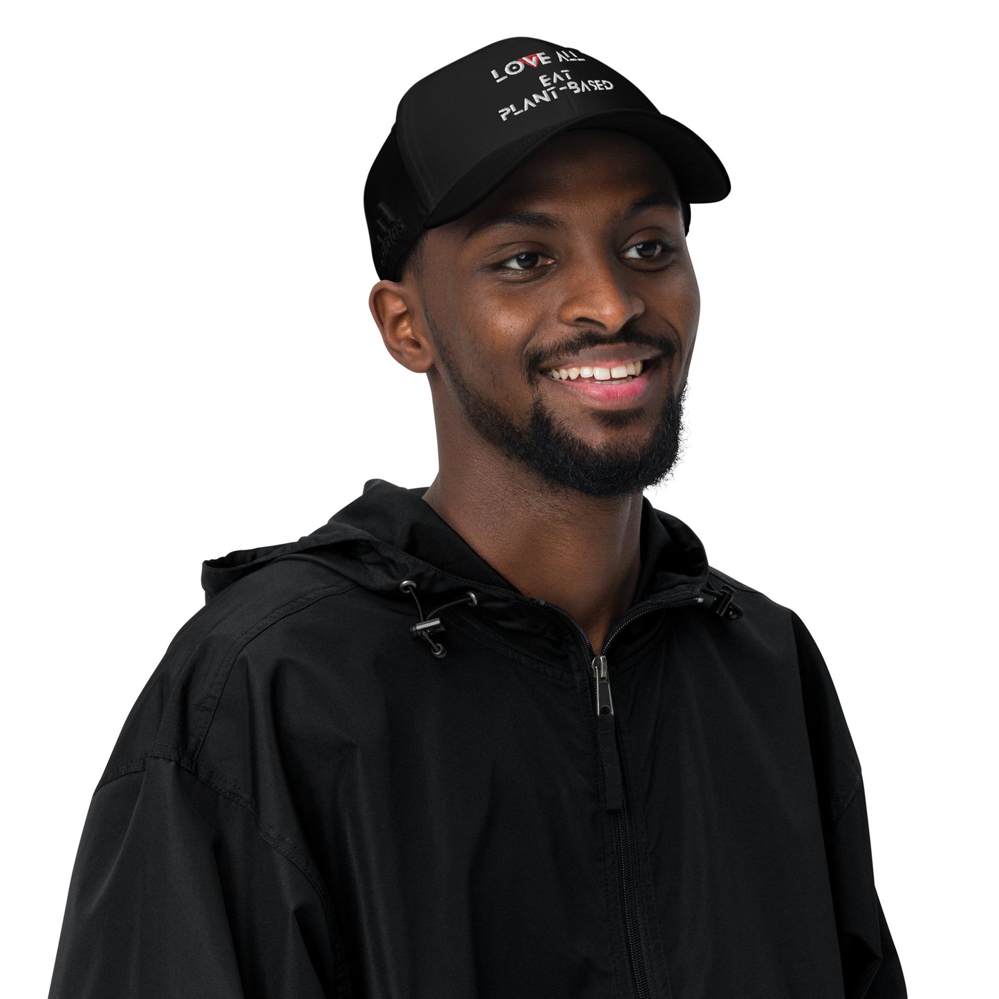 BLK - Genuine Adidas X Provocative Custom Embroidered dad hat - Vegan