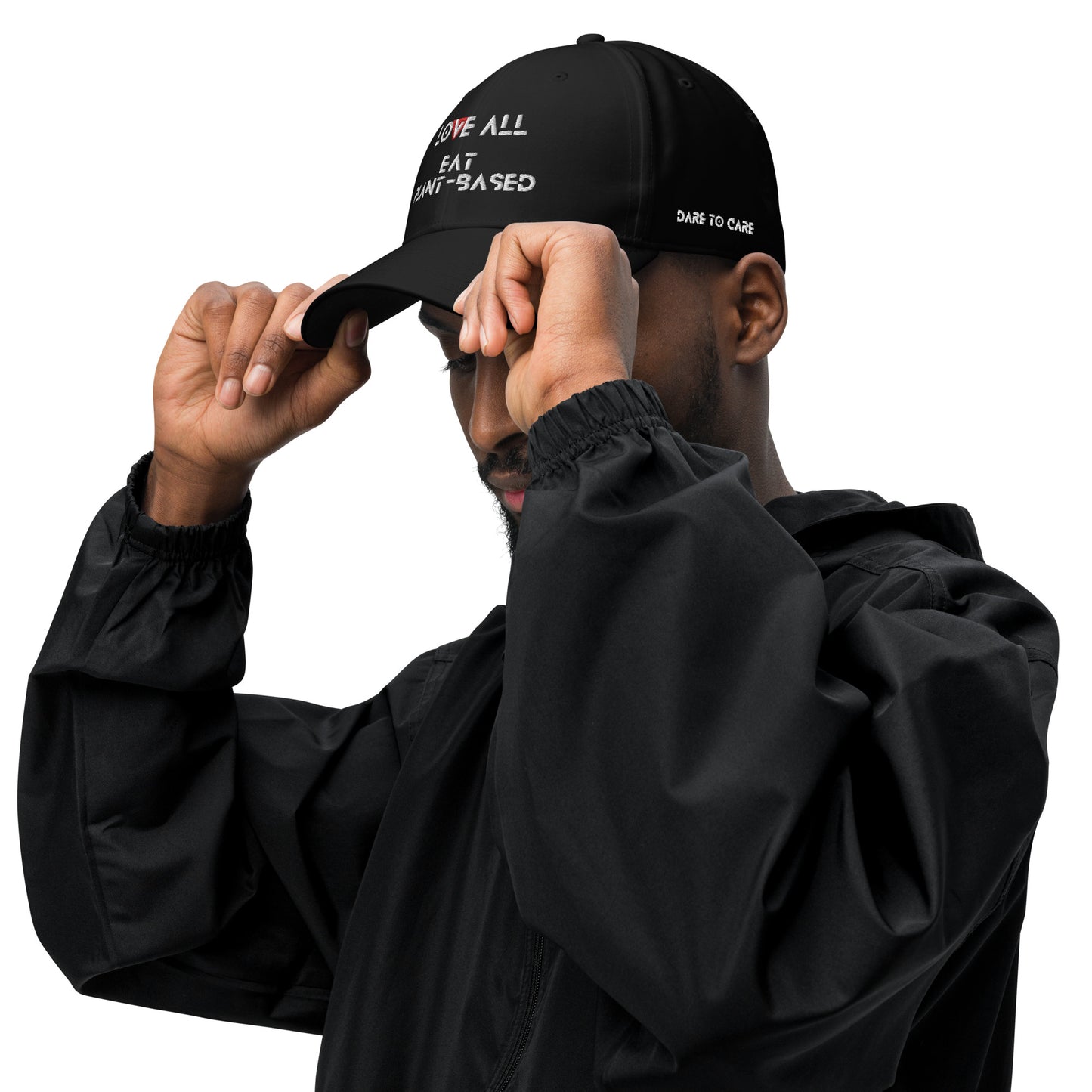 BLK - Genuine Adidas X Provocative Custom Embroidered dad hat - Vegan