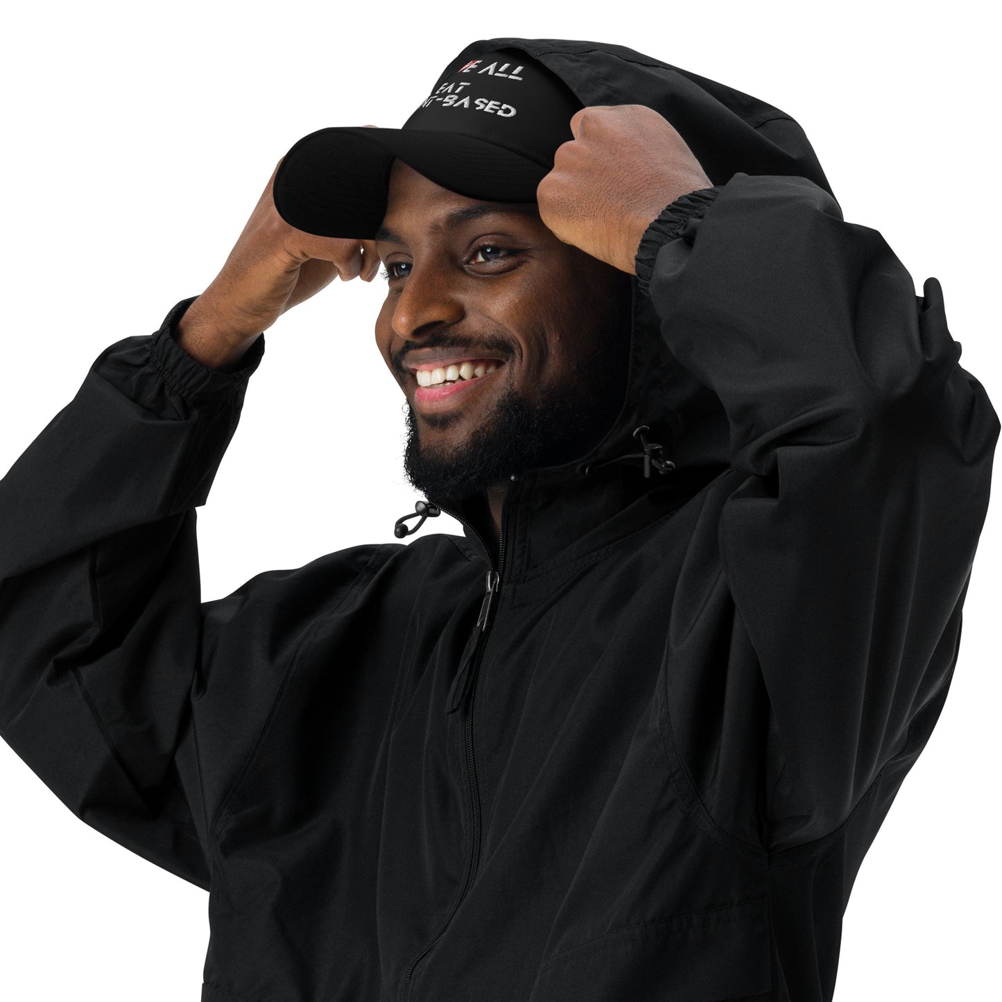 BLK - Genuine Adidas X Provocative Custom Embroidered dad hat - Vegan