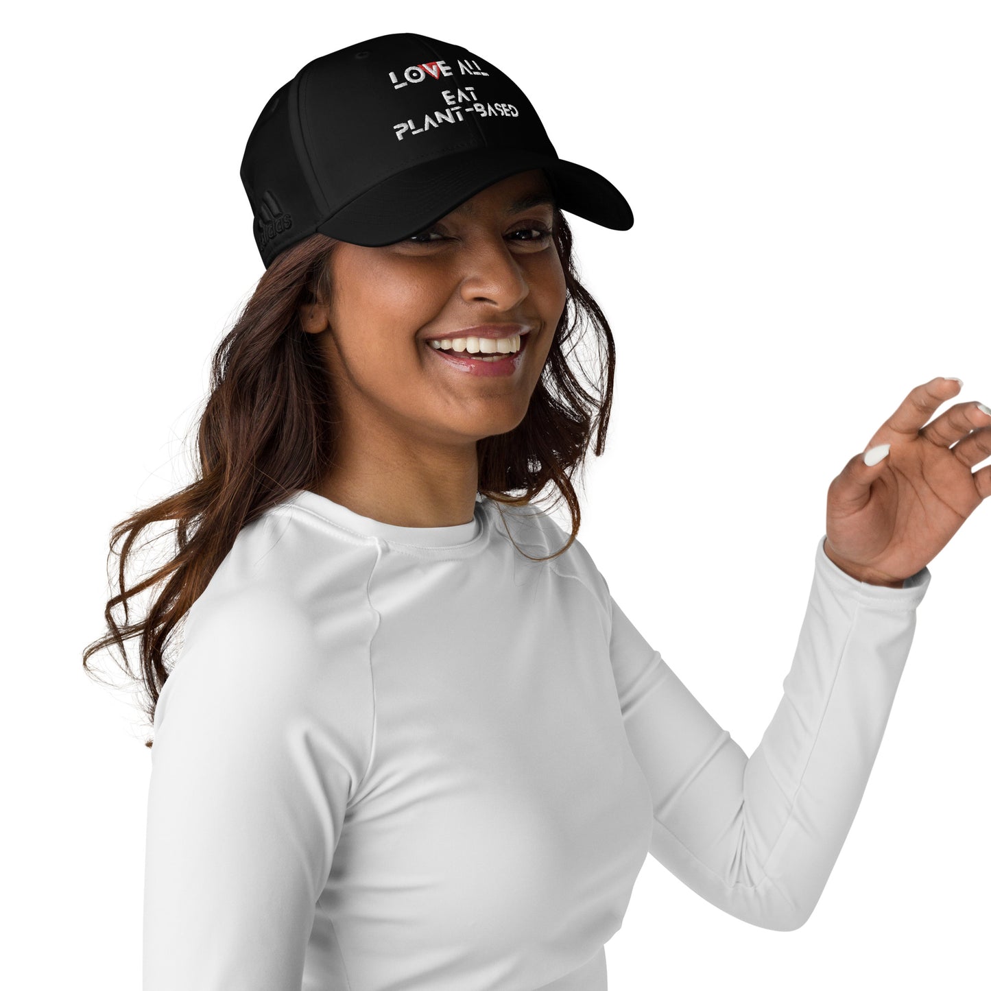 BLK - Genuine Adidas X Provocative Custom Embroidered dad hat - Vegan