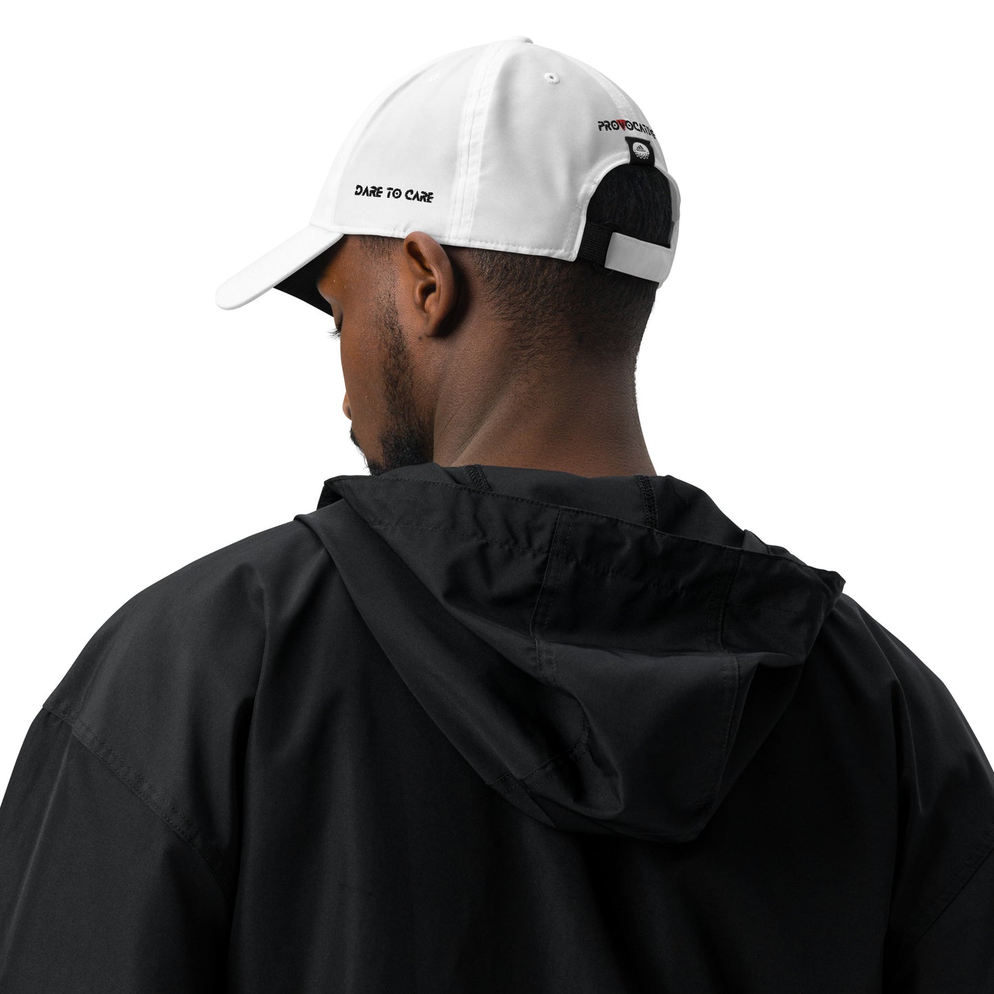 WHT - Genuine Adidas X Provocative Custom Embroidered dad hat - Vegan