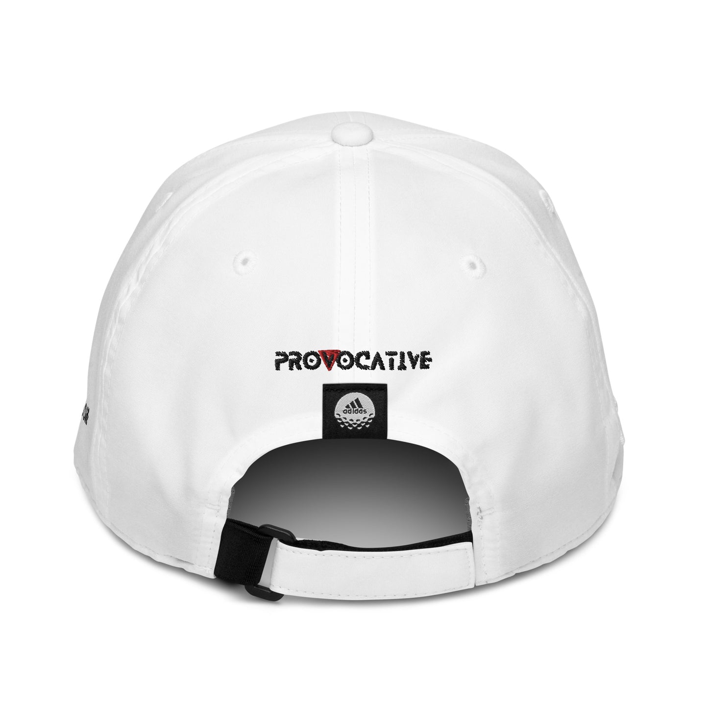 WHT - Genuine Adidas X Provocative Custom Embroidered dad hat - Vegan