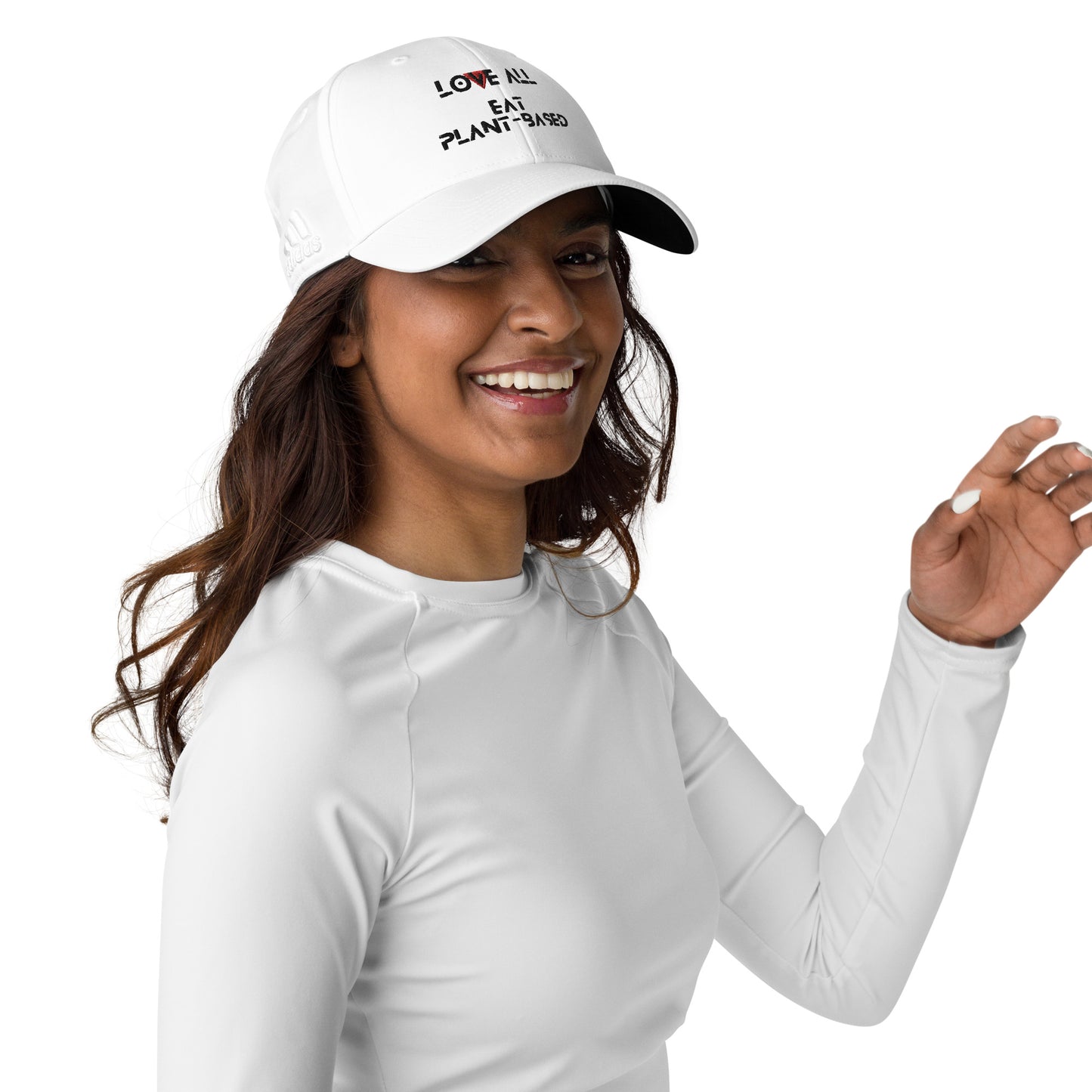 WHT - Genuine Adidas X Provocative Custom Embroidered dad hat - Vegan