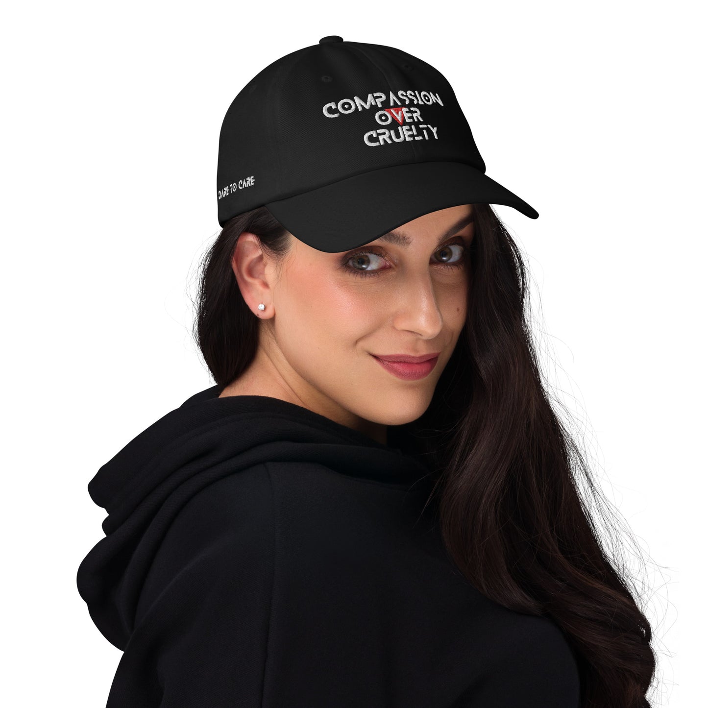 BLK - Provocative Embroidered Dad Hat - D2C - ComOc - Vegan