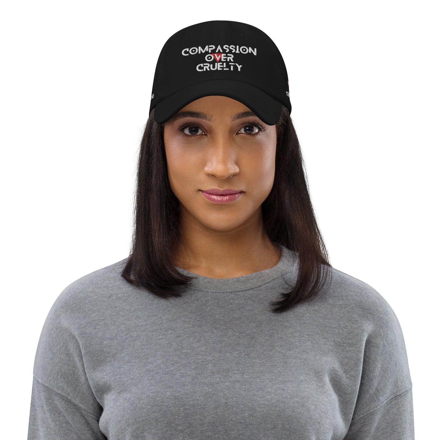 BLK - Provocative Embroidered Dad Hat - D2C - ComOc - Vegan