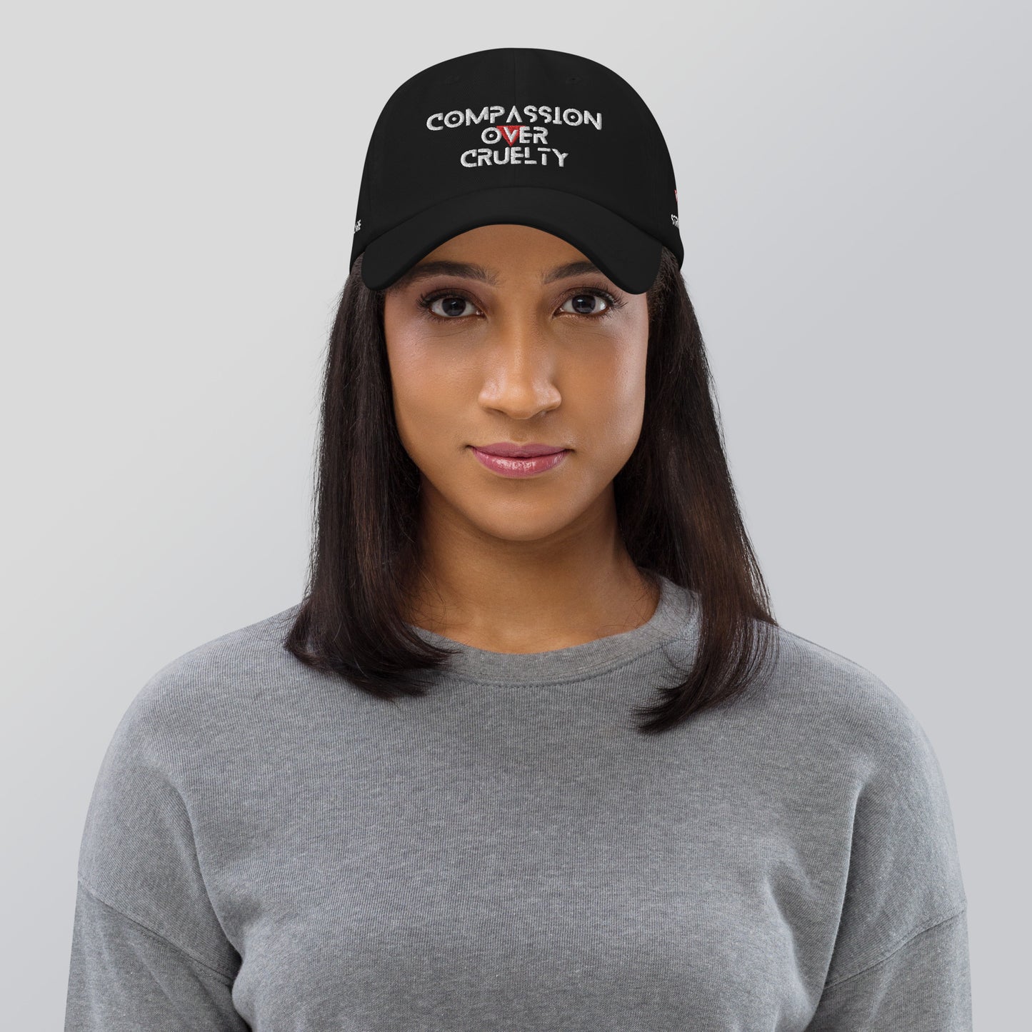 BLK - Provocative Embroidered Dad Hat - D2C - ComOc - Vegan