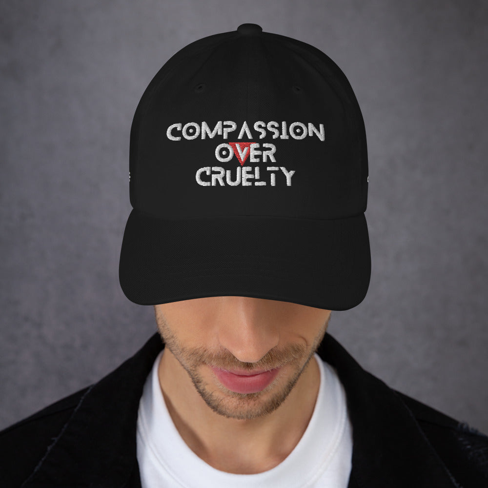 BLK - Provocative Embroidered Dad Hat - D2C - ComOc - Vegan