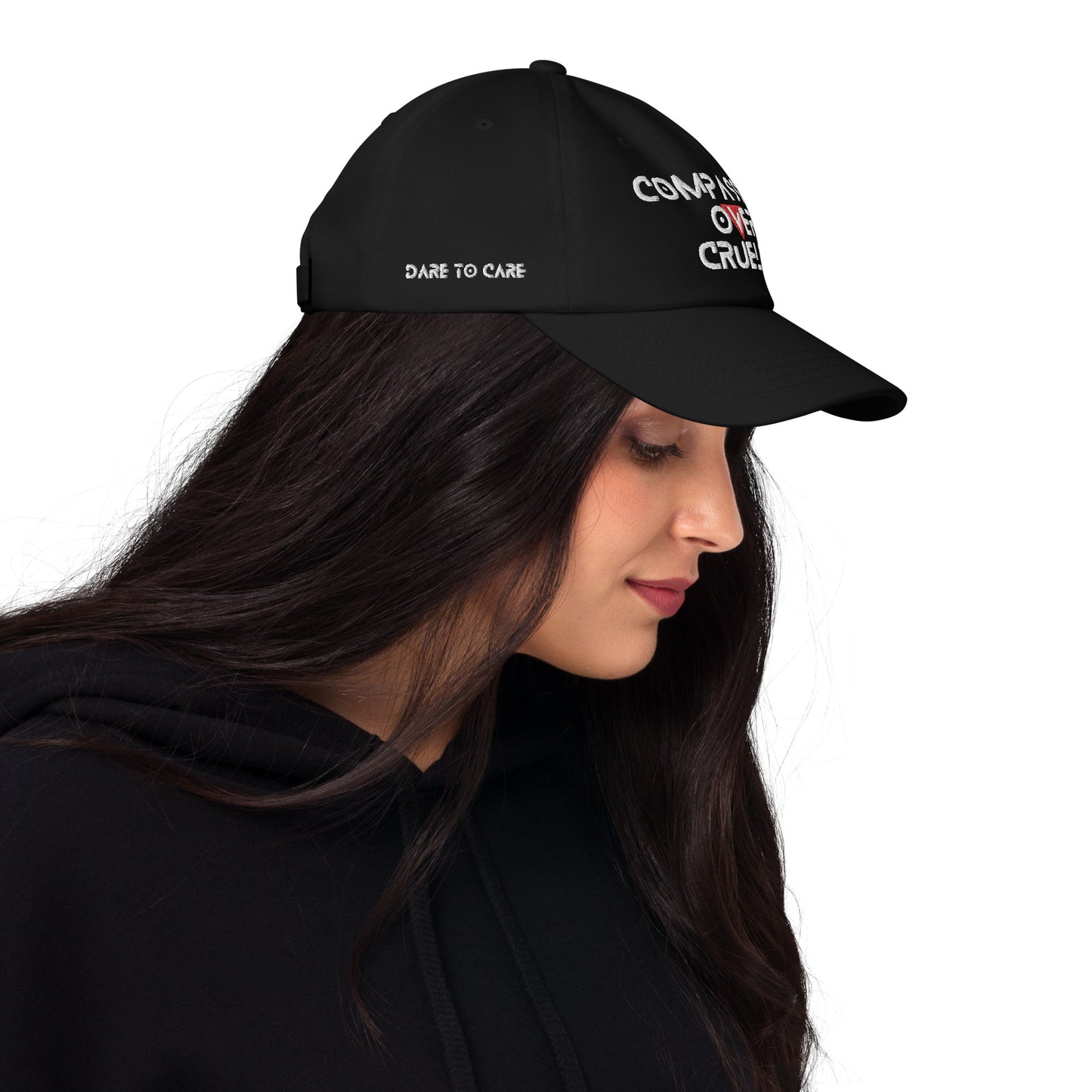 BLK - Provocative Embroidered Dad Hat - D2C - ComOc - Vegan