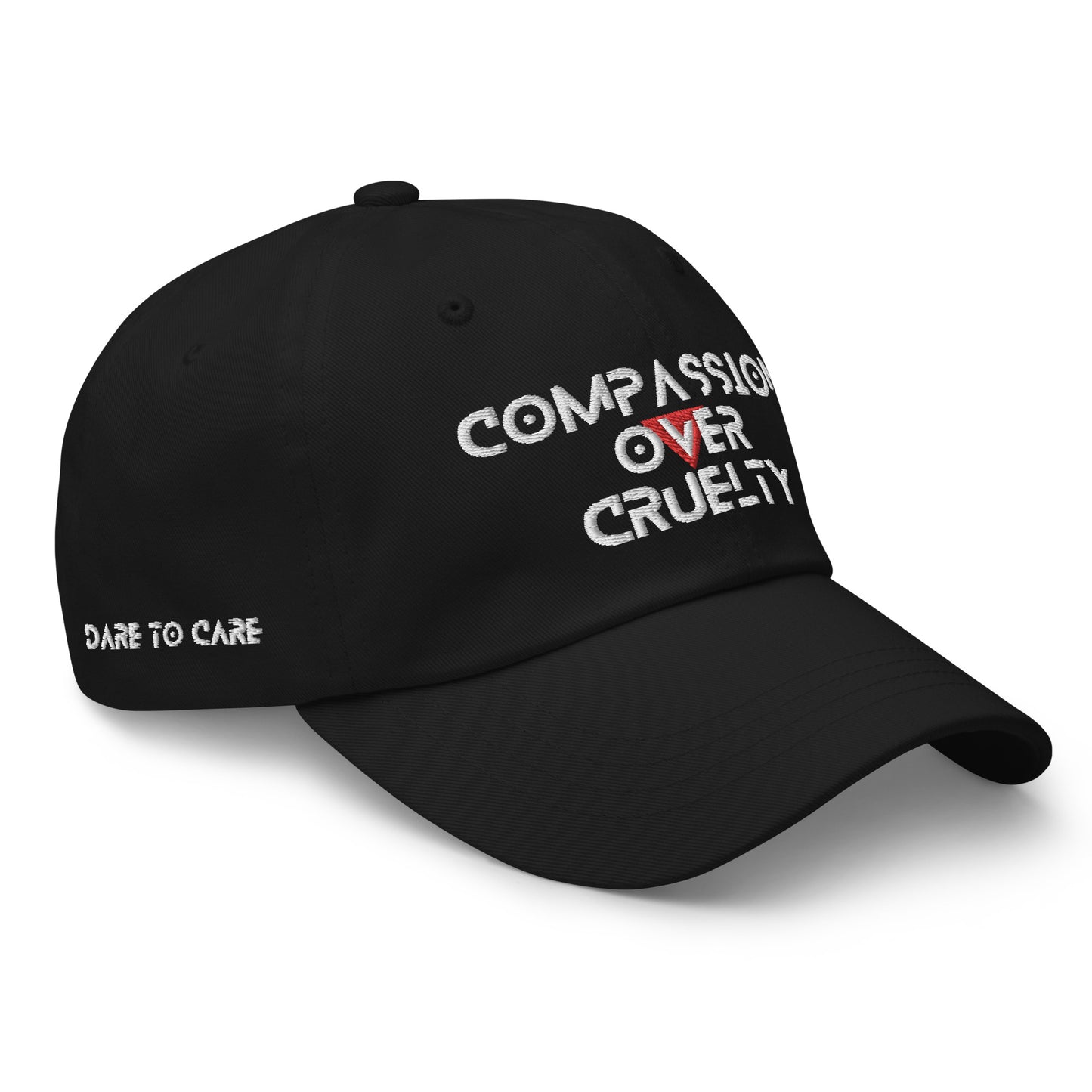 BLK - Provocative Embroidered Dad Hat - D2C - ComOc - Vegan