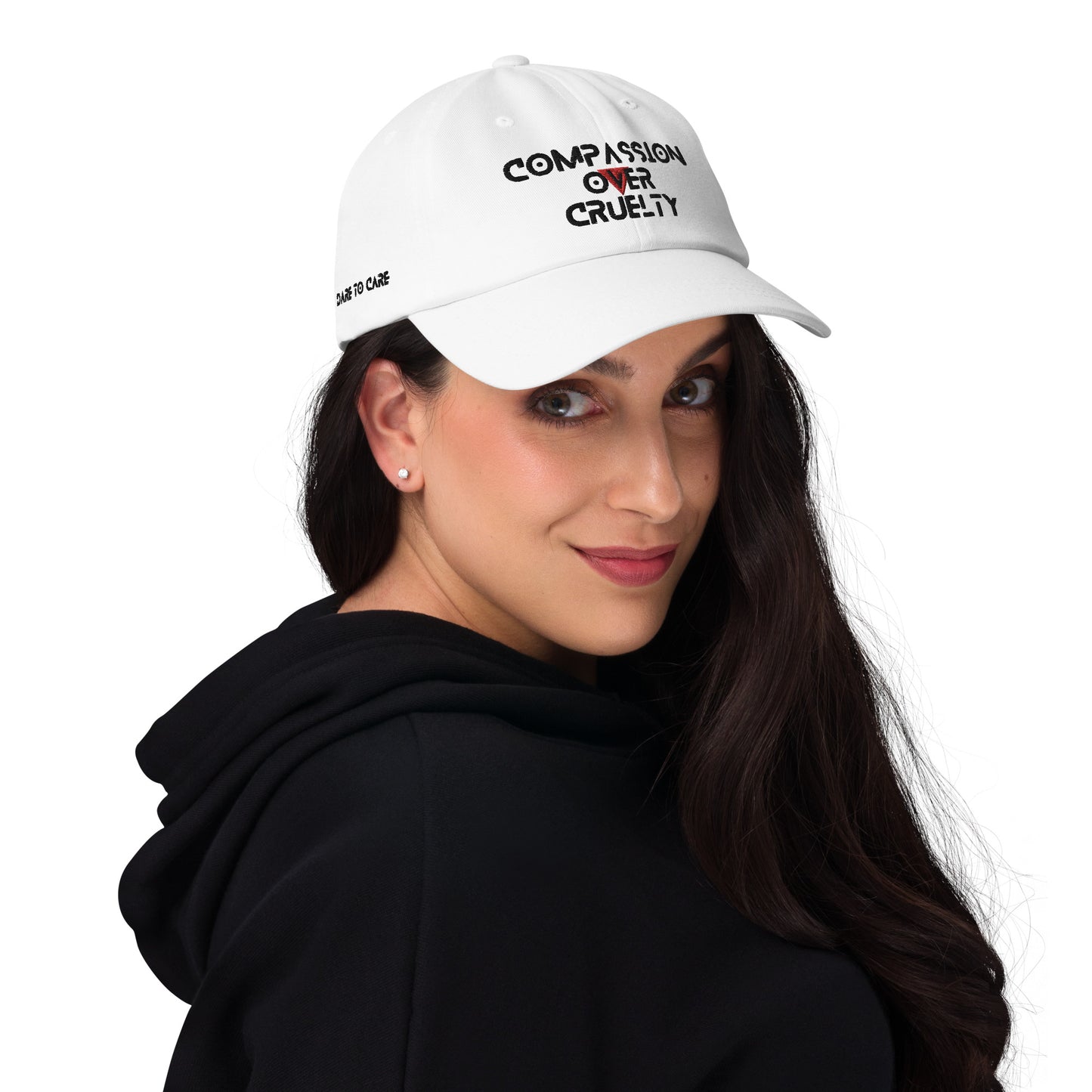 WHT - Provocative Embroidered Dad Hat - D2C - ComOc - Vegan