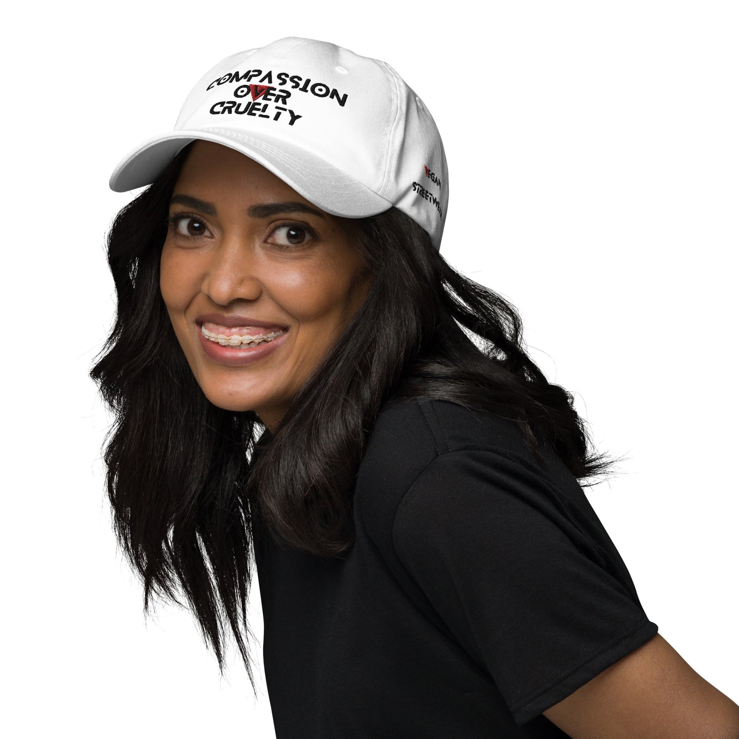 WHT - Provocative Embroidered Dad Hat - D2C - ComOc - Vegan