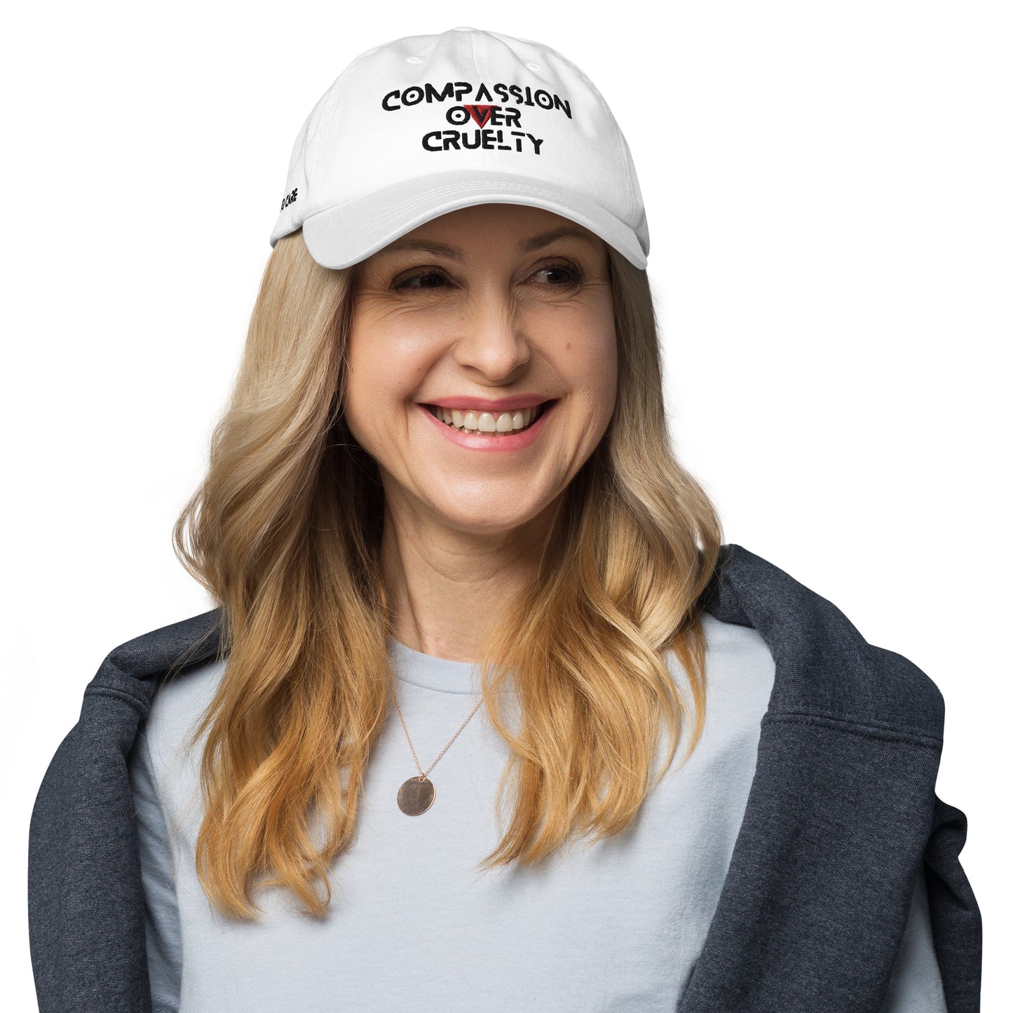 WHT - Provocative Embroidered Dad Hat - D2C - ComOc - Vegan