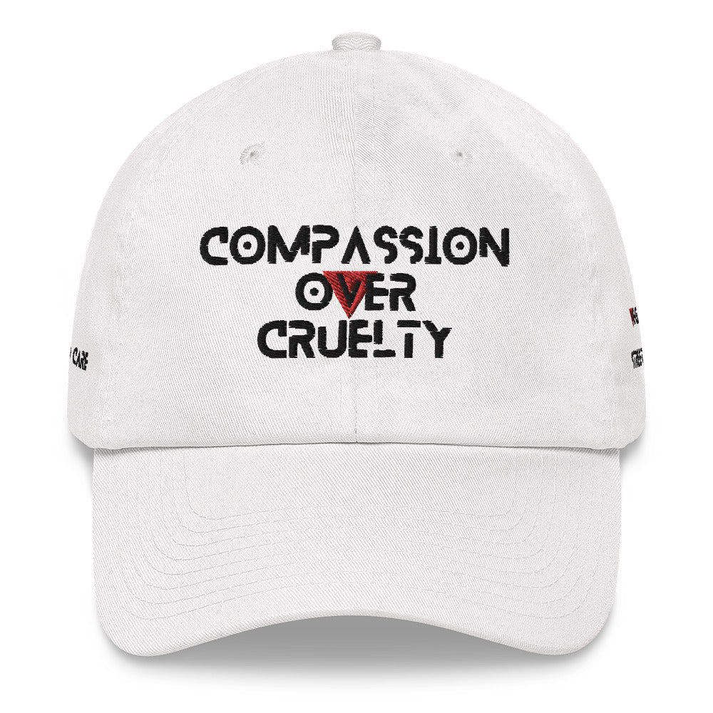 WHT - Provocative Embroidered Dad Hat - D2C - ComOc - Vegan