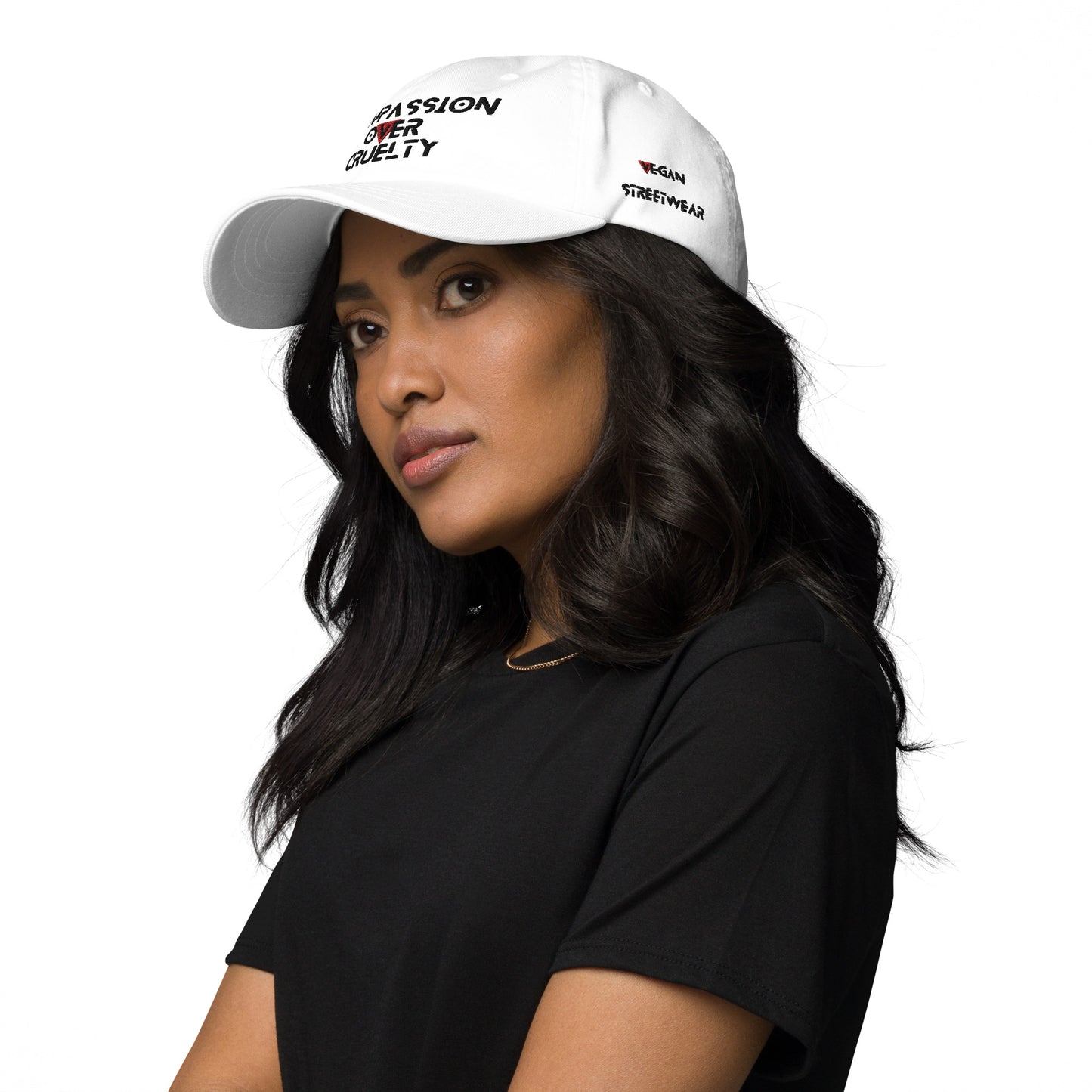 WHT - Provocative Embroidered Dad Hat - D2C - ComOc - Vegan