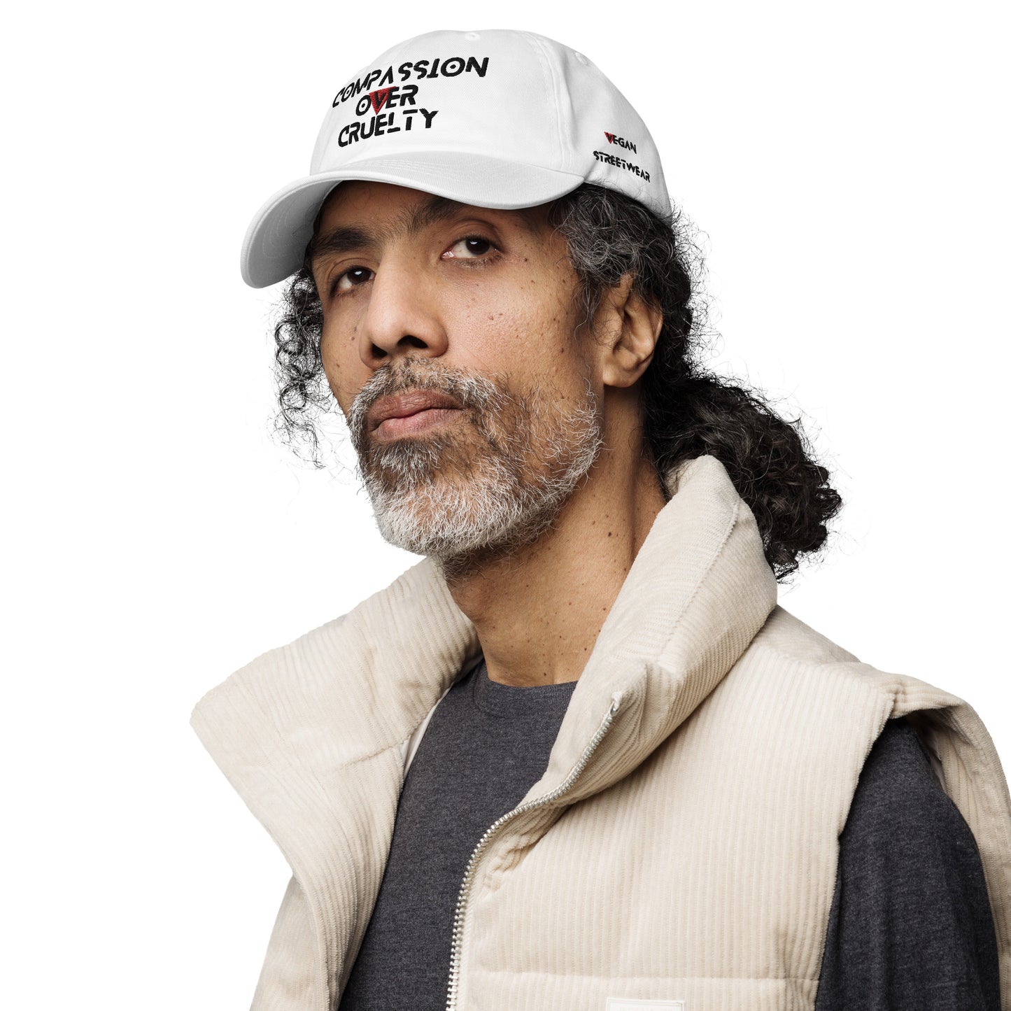 WHT - Provocative Embroidered Dad Hat - D2C - ComOc - Vegan