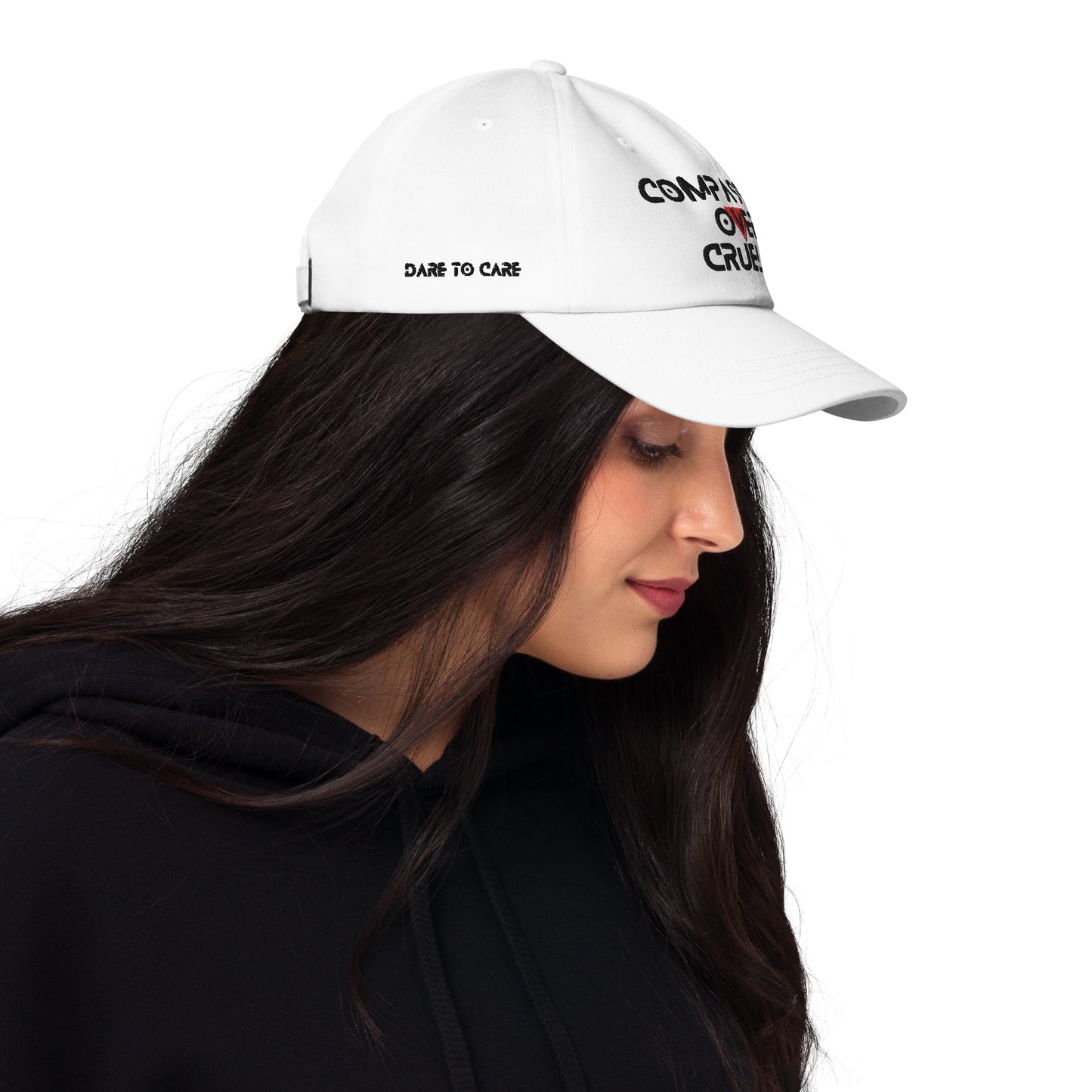 WHT - Provocative Embroidered Dad Hat - D2C - ComOc - Vegan