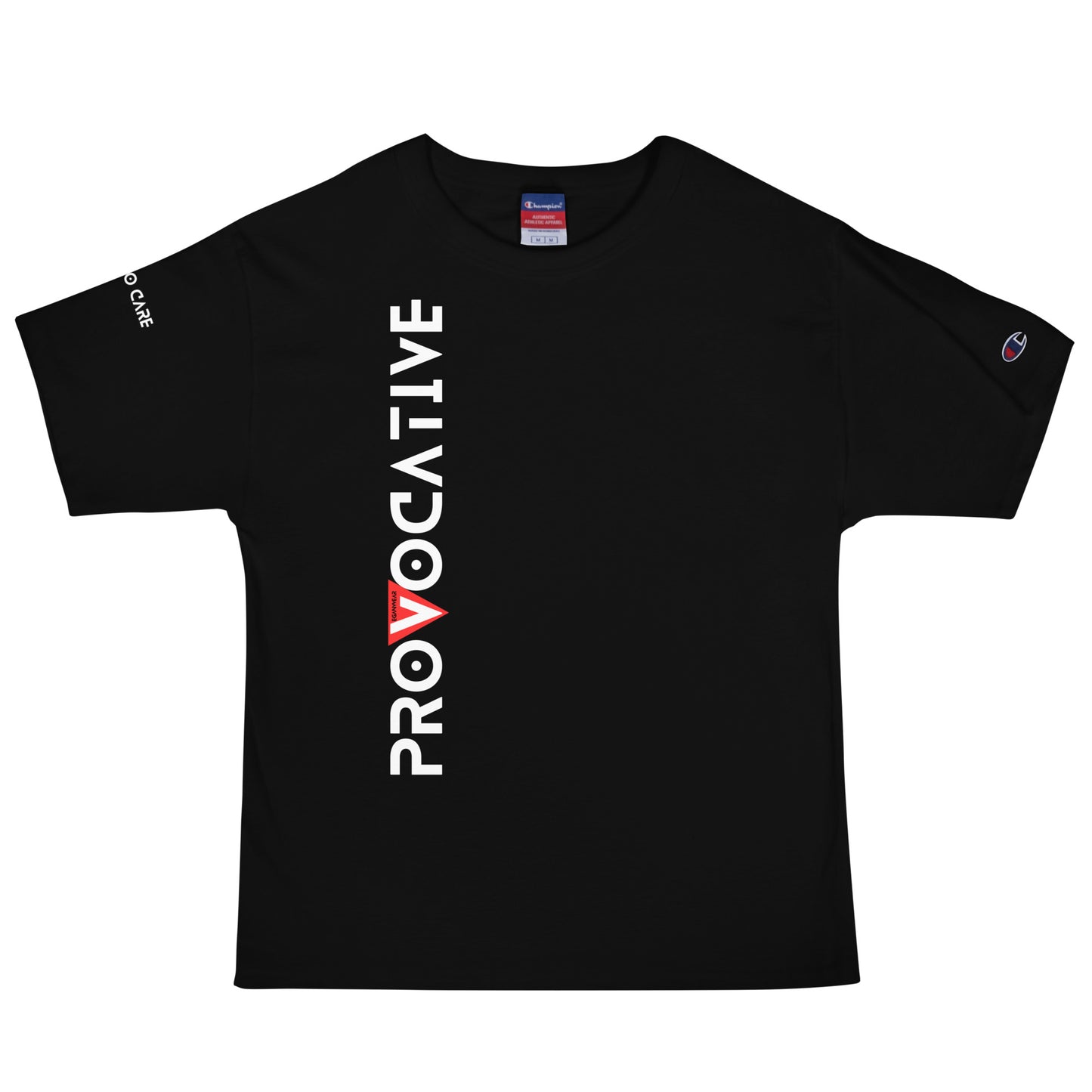 BLK Men's Champion X Provocative T-Shirt - Vodka is Vegan