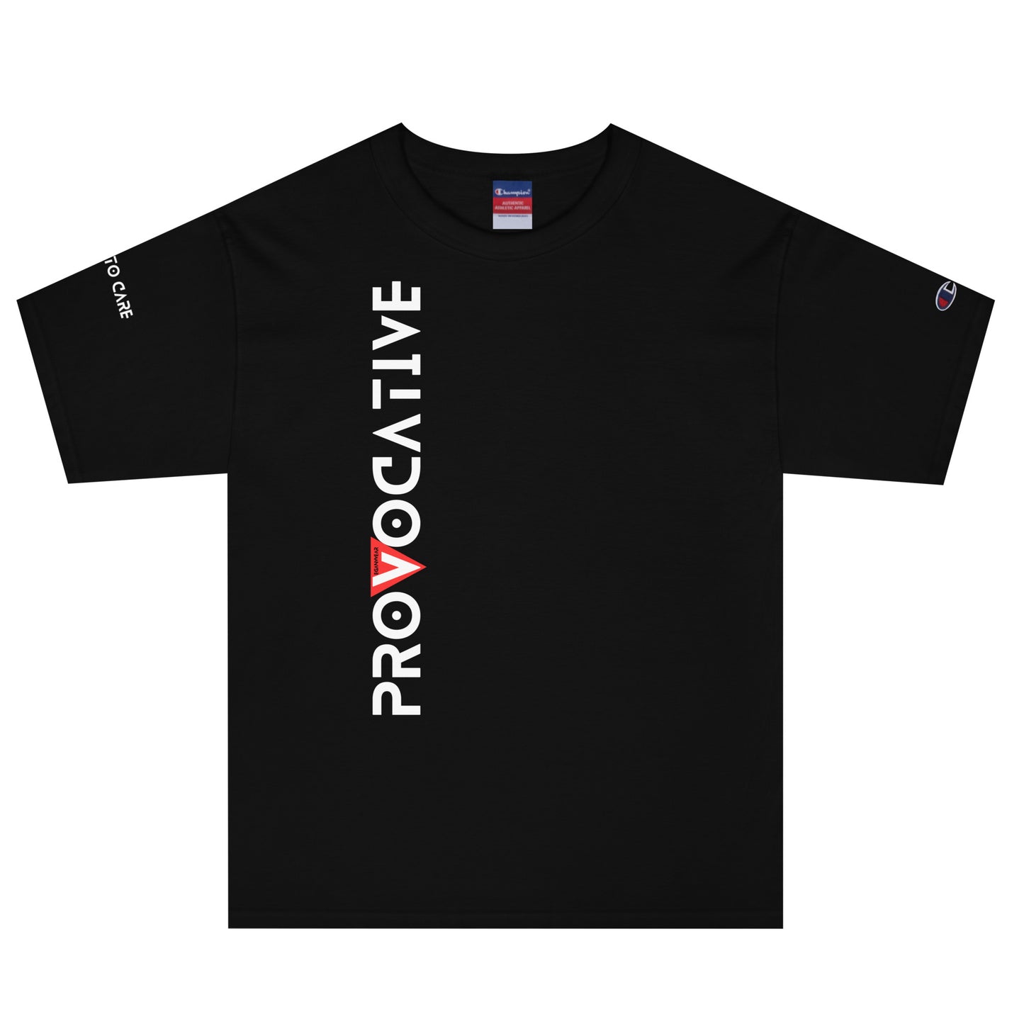 BLK Men's Champion X Provocative T-Shirt - Vodka is Vegan