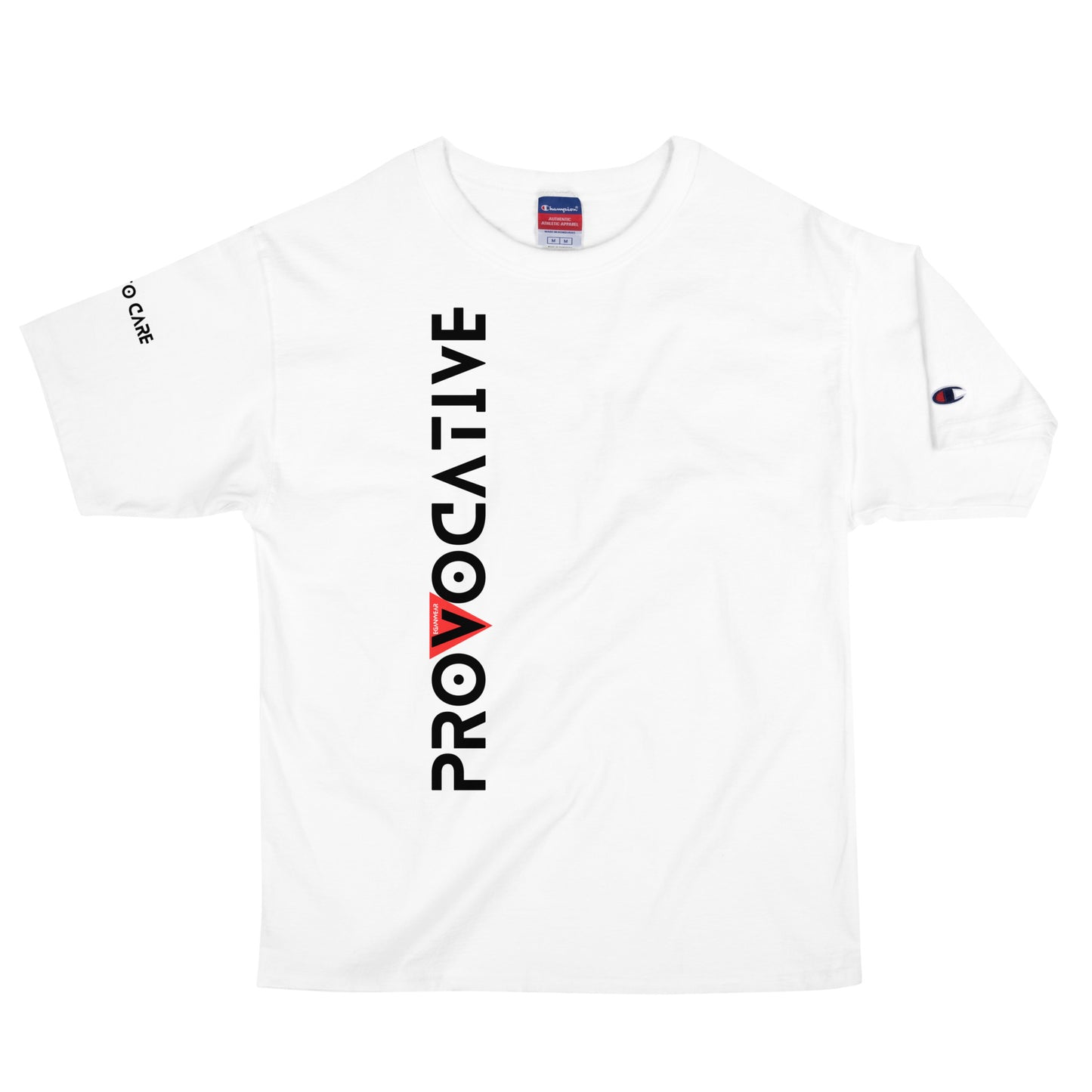 WHT Men's Champion X Provocative T-Shirt - Vodka is Vegan