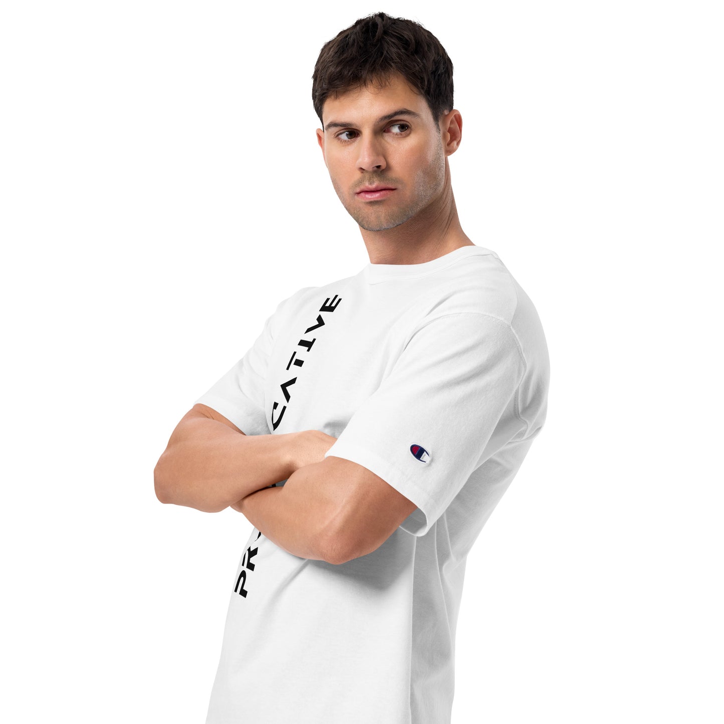 WHT Men's Champion X Provocative T-Shirt - Vodka is Vegan