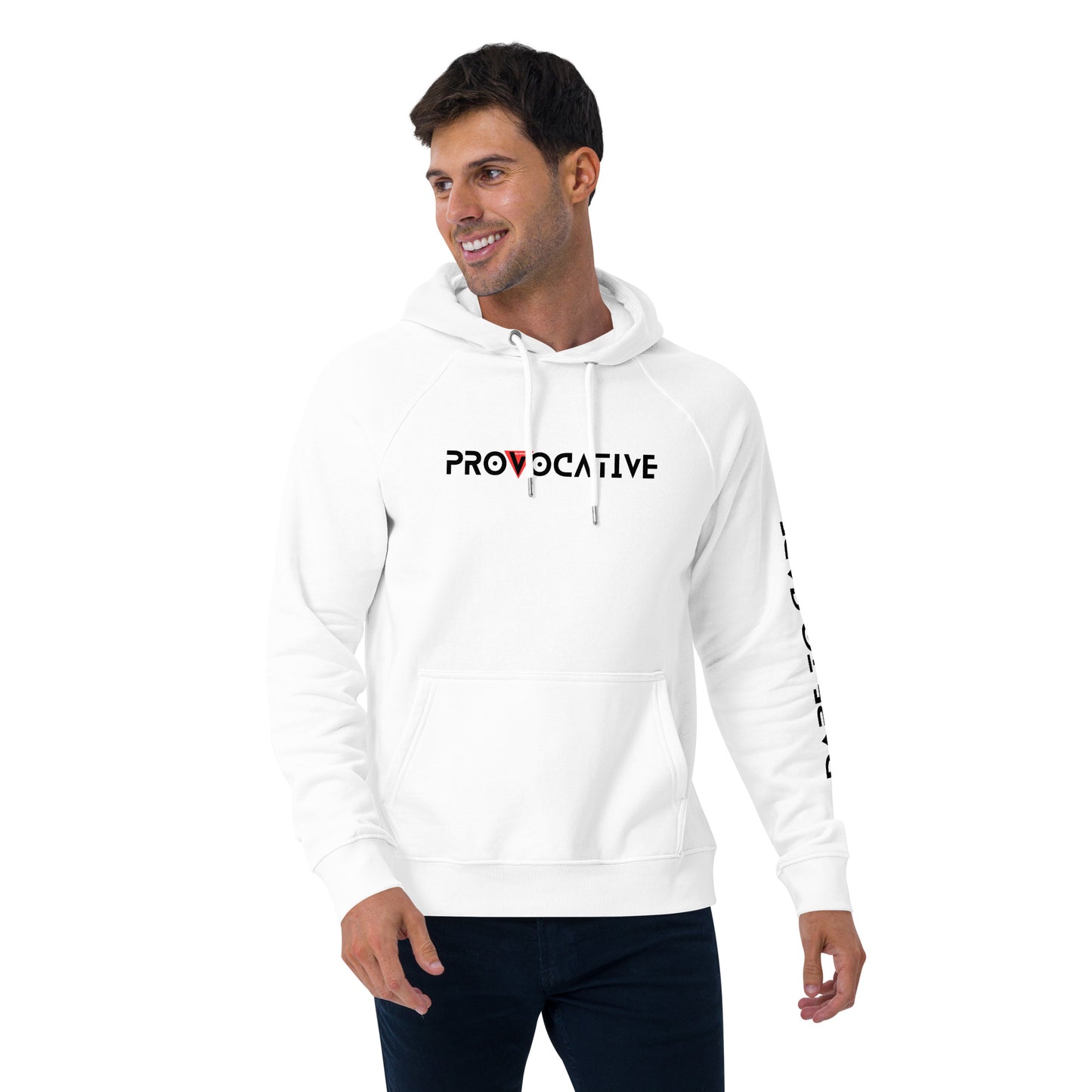 Unisex Hoodie - Friends not Food - WHT - Vegan