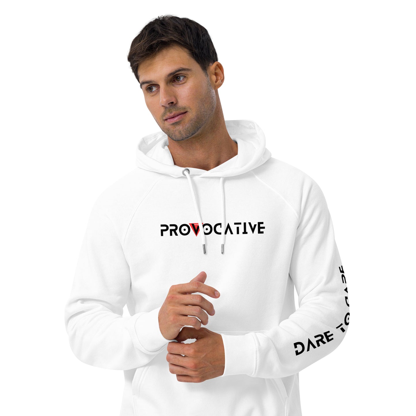 Unisex Hoodie - Friends not Food - WHT - Vegan