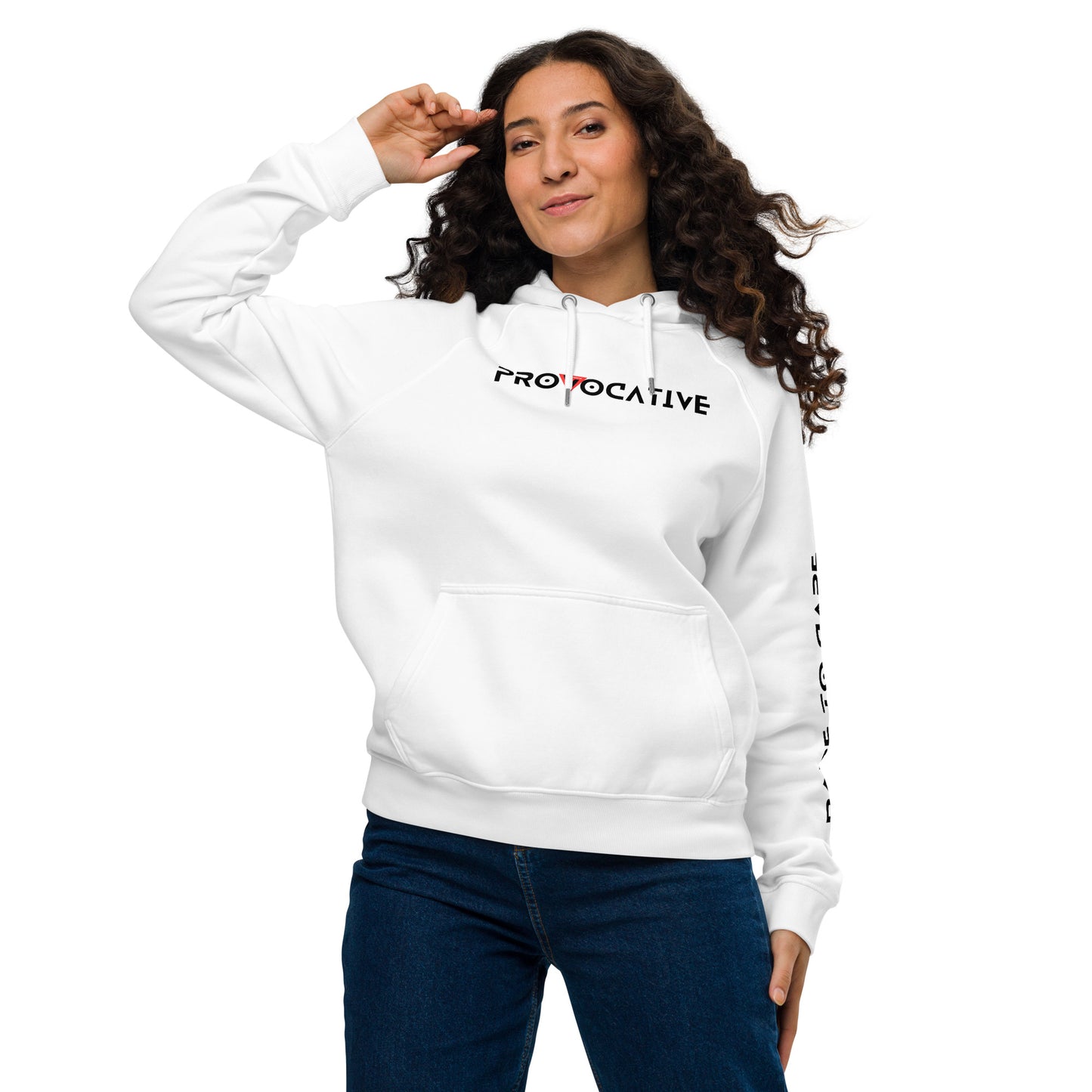 Unisex Hoodie - Friends not Food - WHT - Vegan