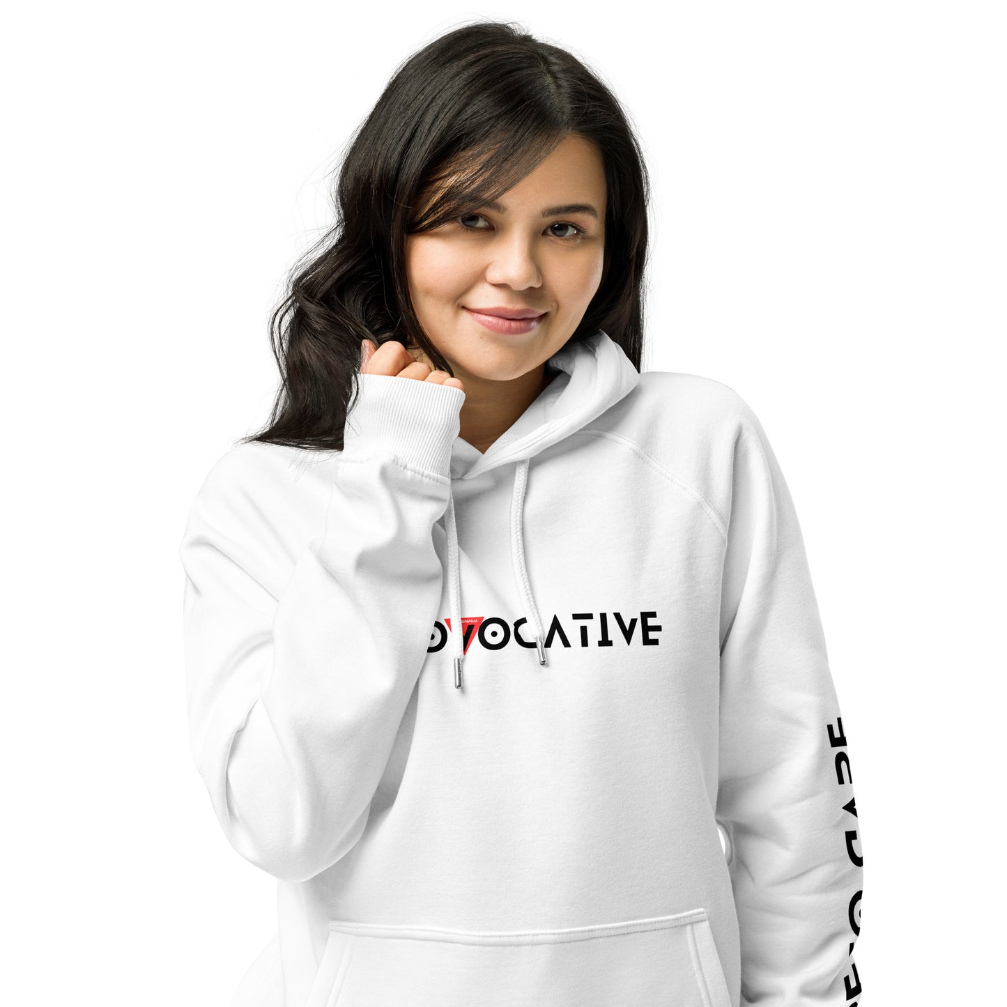 Unisex Hoodie - Friends not Food - WHT - Vegan