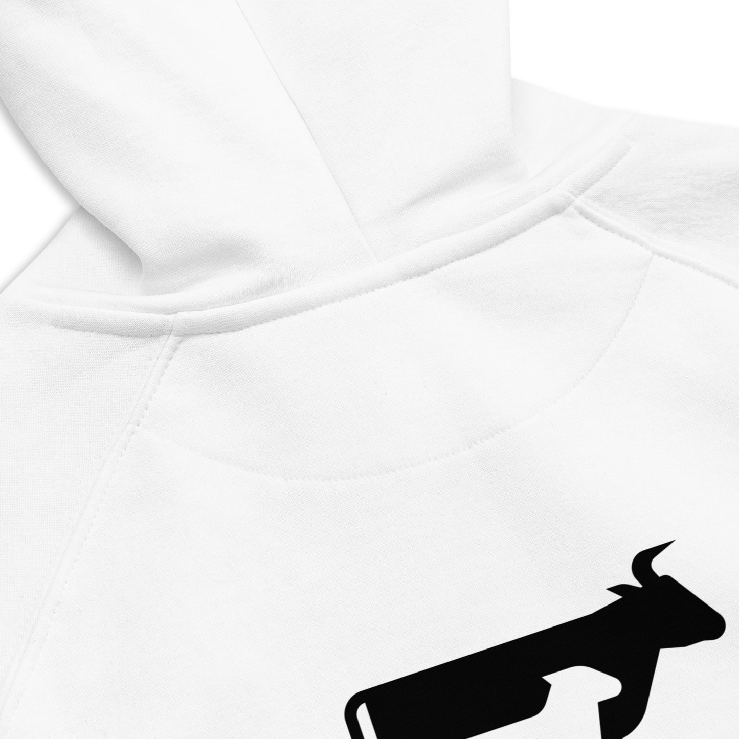 Unisex Hoodie - Friends not Food - WHT - Vegan