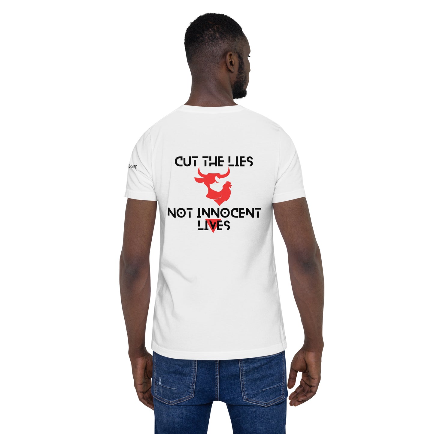 WHT - Unisex t-shirt - Cut the Lies - Vegan