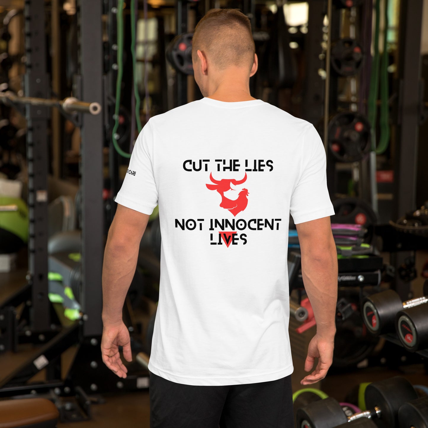 WHT - Unisex t-shirt - Cut the Lies - Vegan