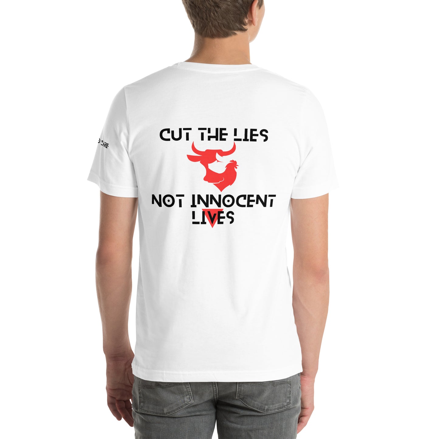 WHT - Unisex t-shirt - Cut the Lies - Vegan