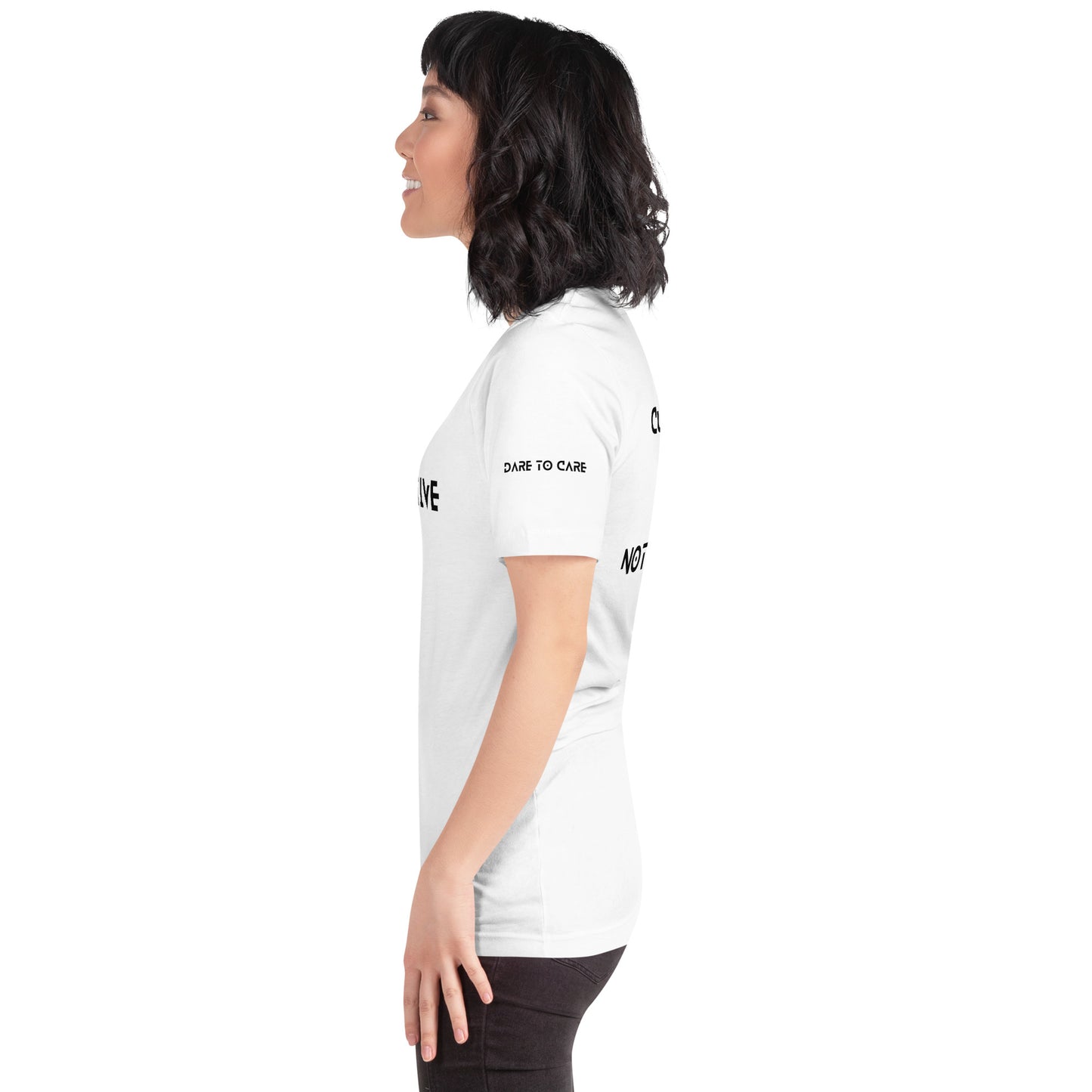 WHT - Unisex t-shirt - Cut the Lies - Vegan