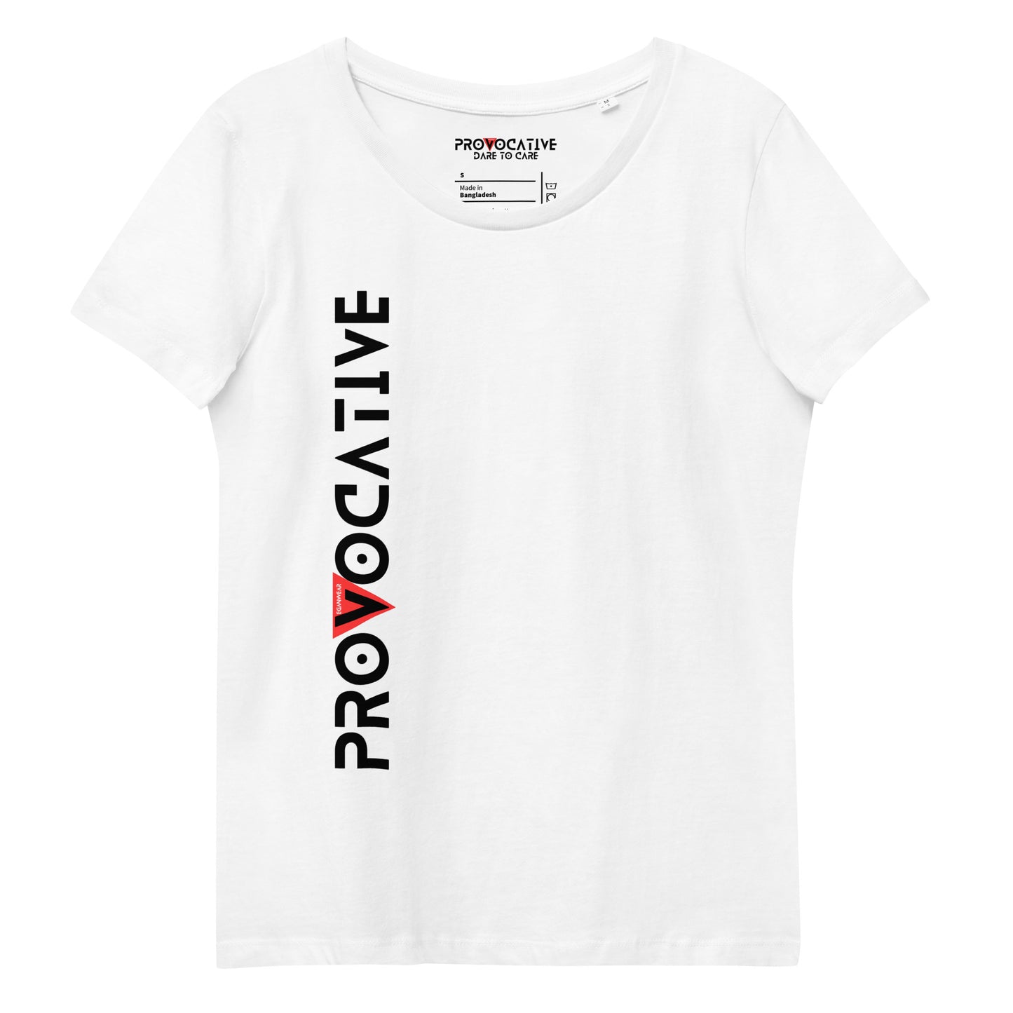 WHT - Women's fitted eco tee - Vodka is Vegan
