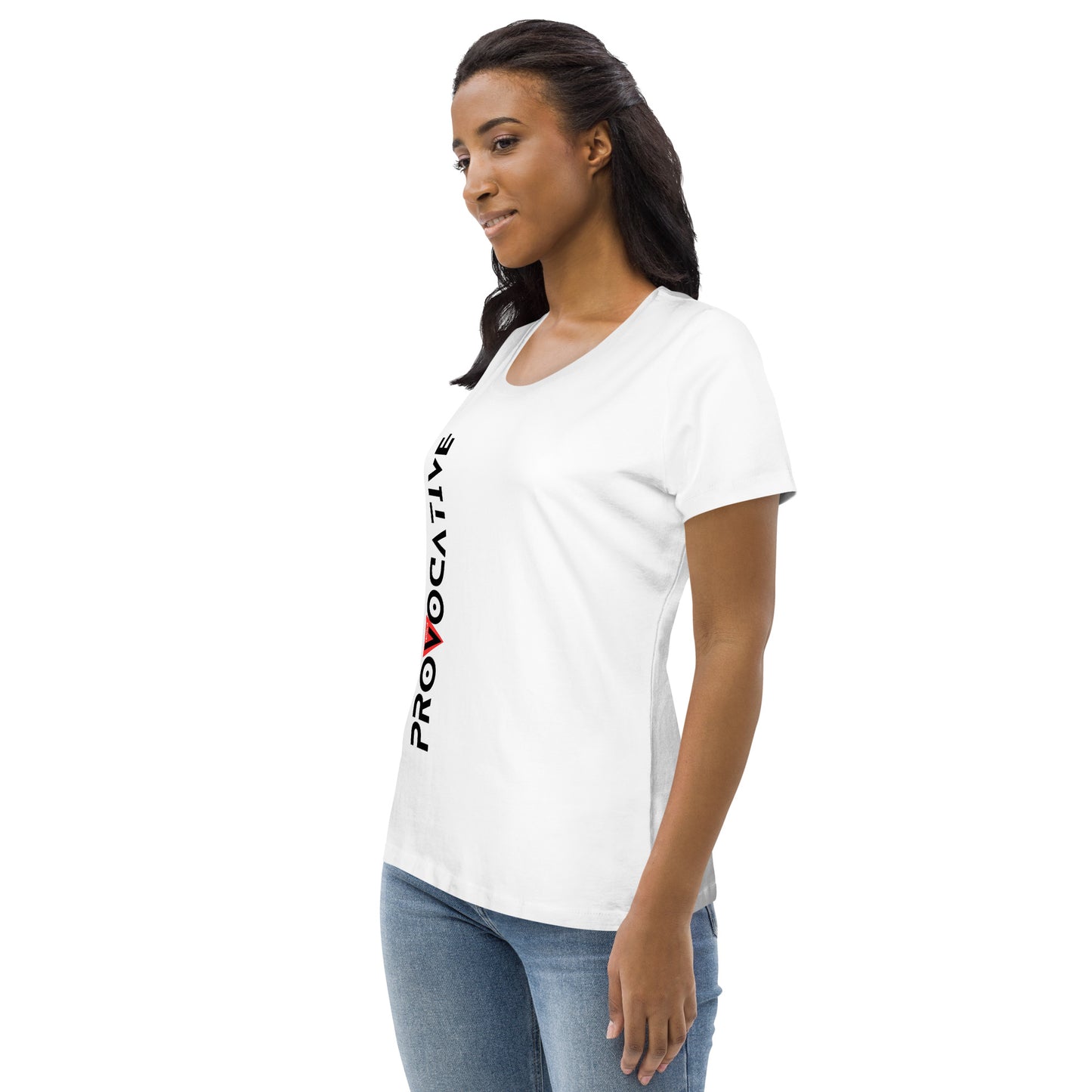 WHT - Women's fitted eco tee - Vodka is Vegan