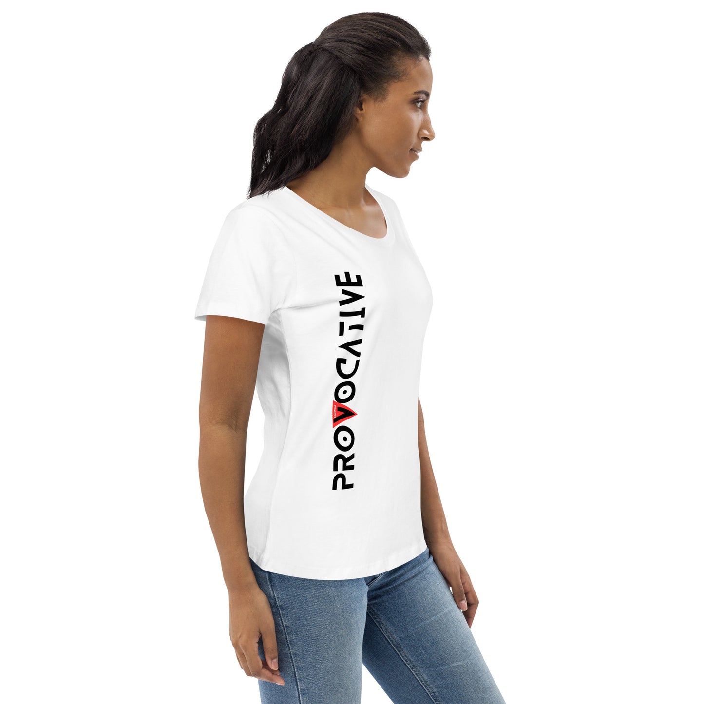WHT - Women's fitted eco tee - Vodka is Vegan